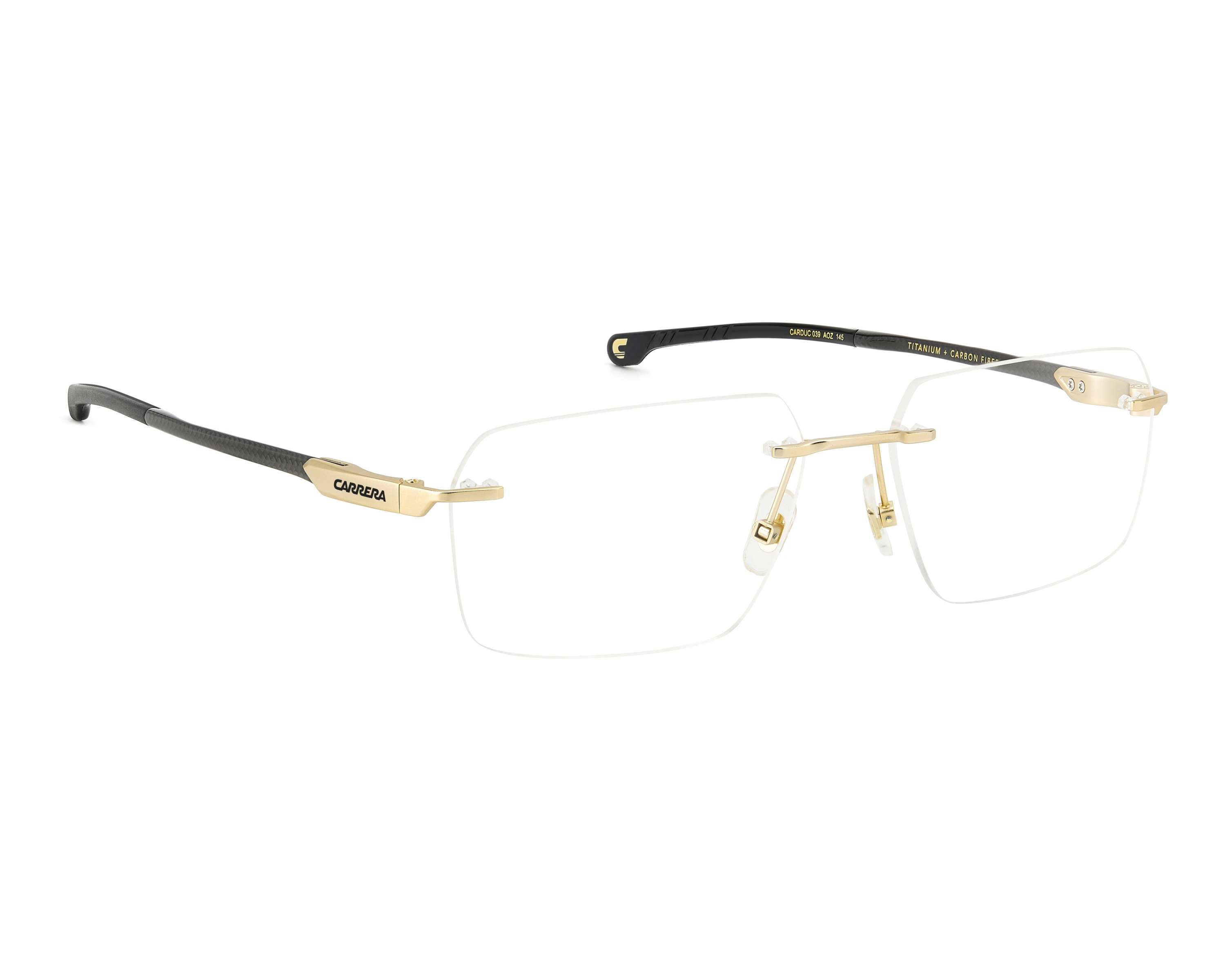 Carrera CARDUC-039 AOZ 56-16 Gold  360 degree view 2
