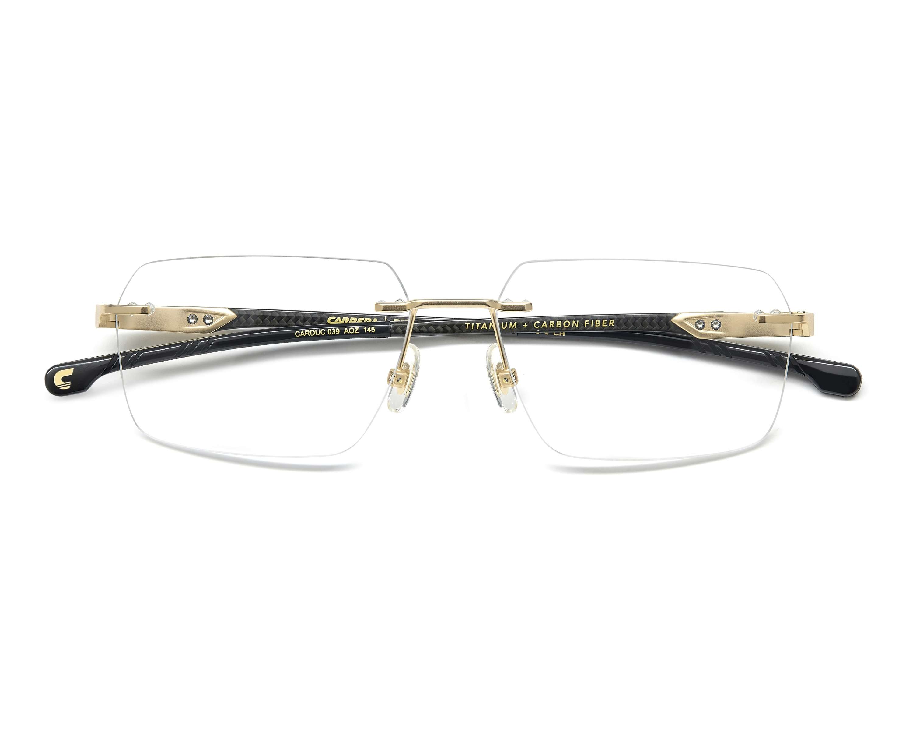 Carrera CARDUC-039 AOZ 56-16 Gold  360 degree view 4