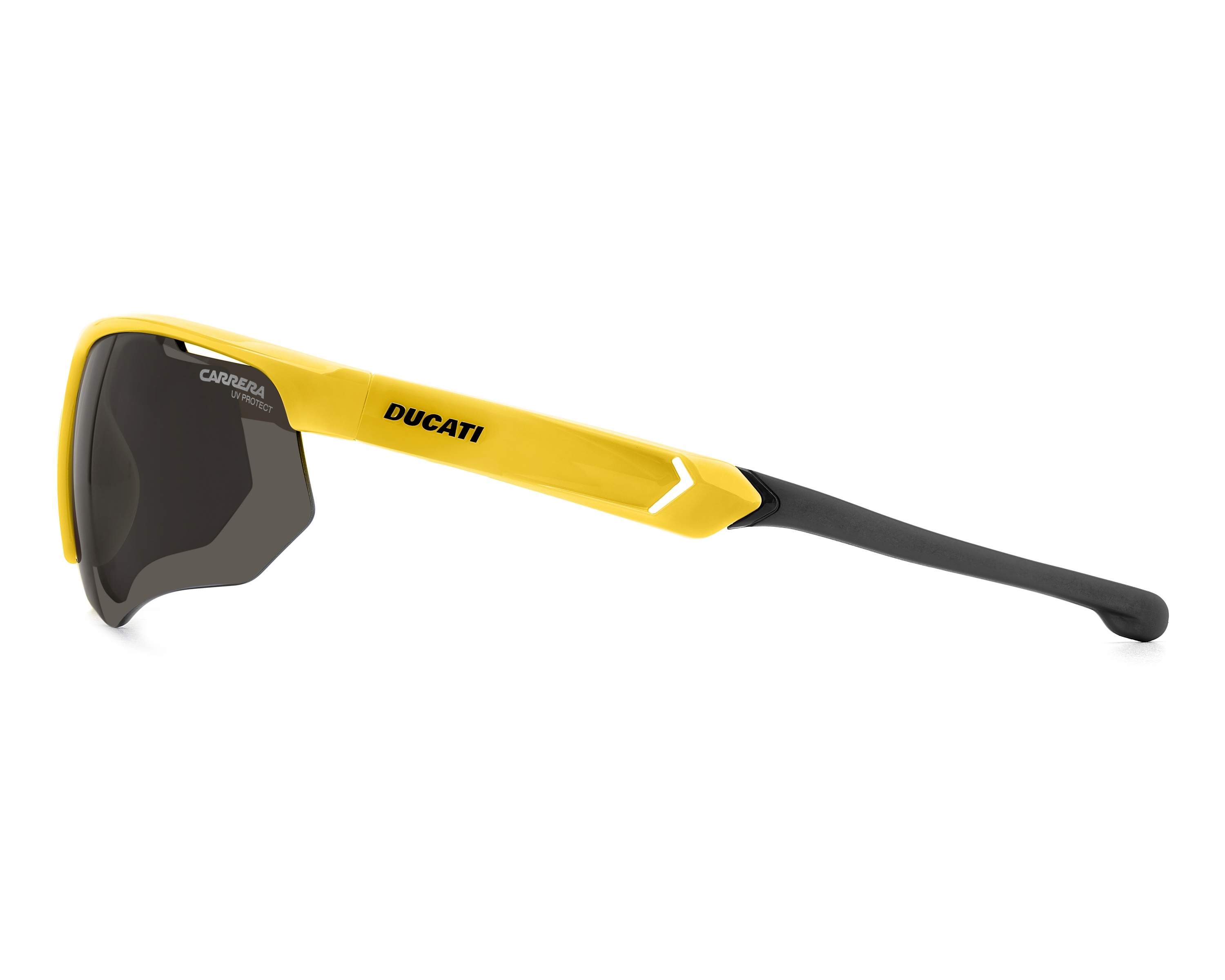 Carrera CARDUC-044-S 4CW/IR 69-10 Black Yellow 360 degree view 2