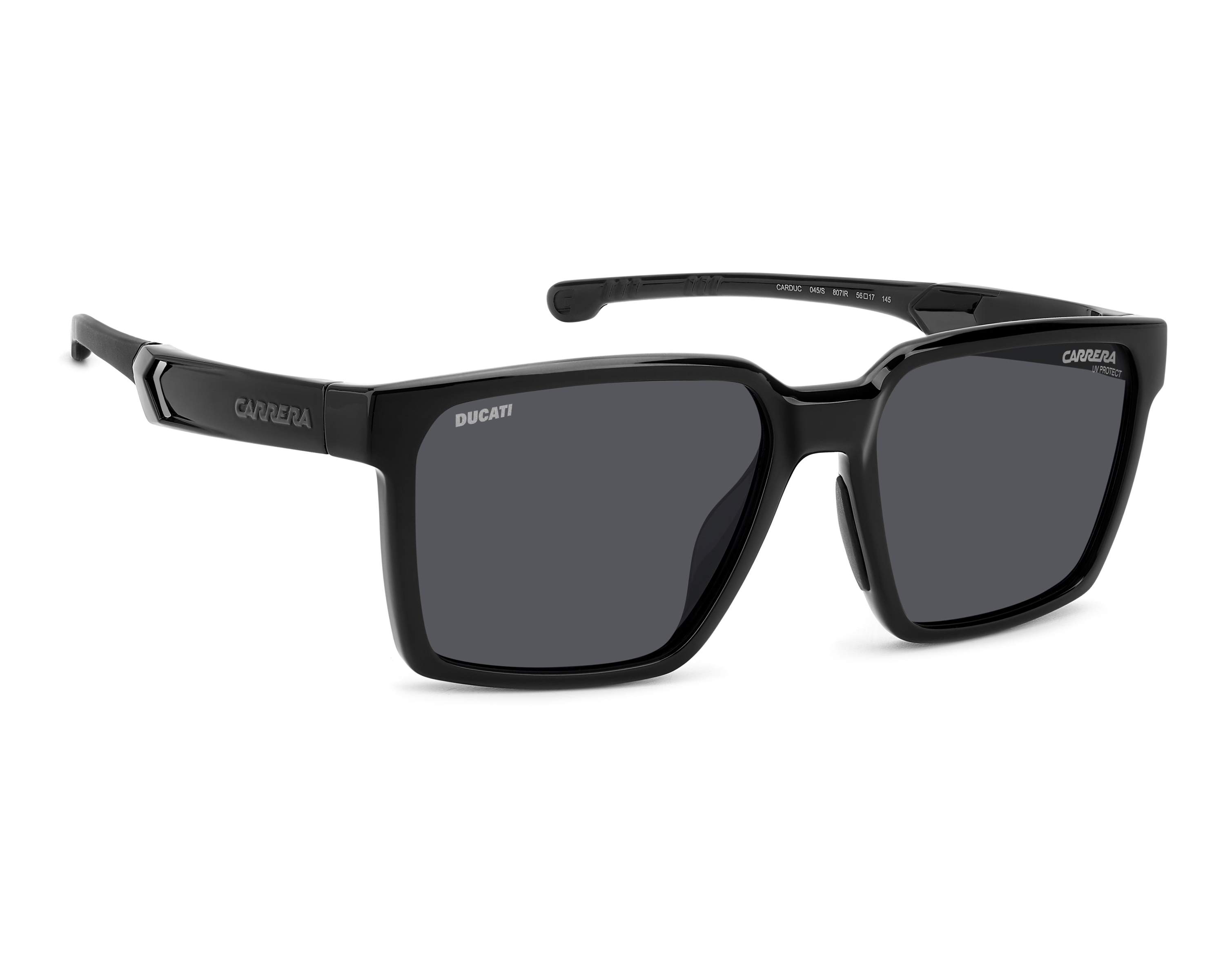 Carrera CARDUC-045-S 807/IR 56-17 Black  360 degree view 4
