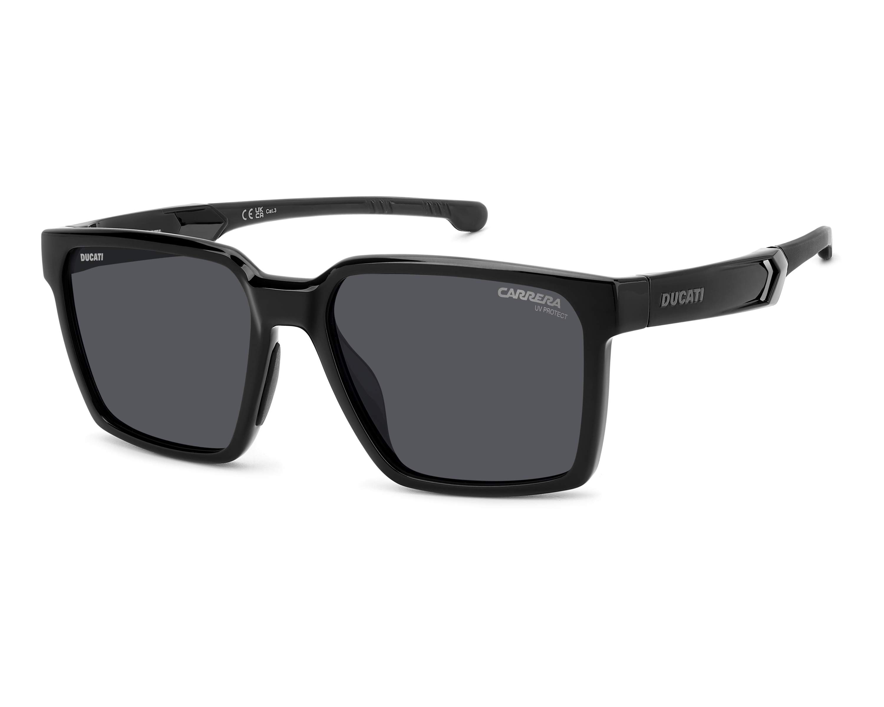 Carrera CARDUC-045-S 807/IR 56-17 Black  360 degree view 7