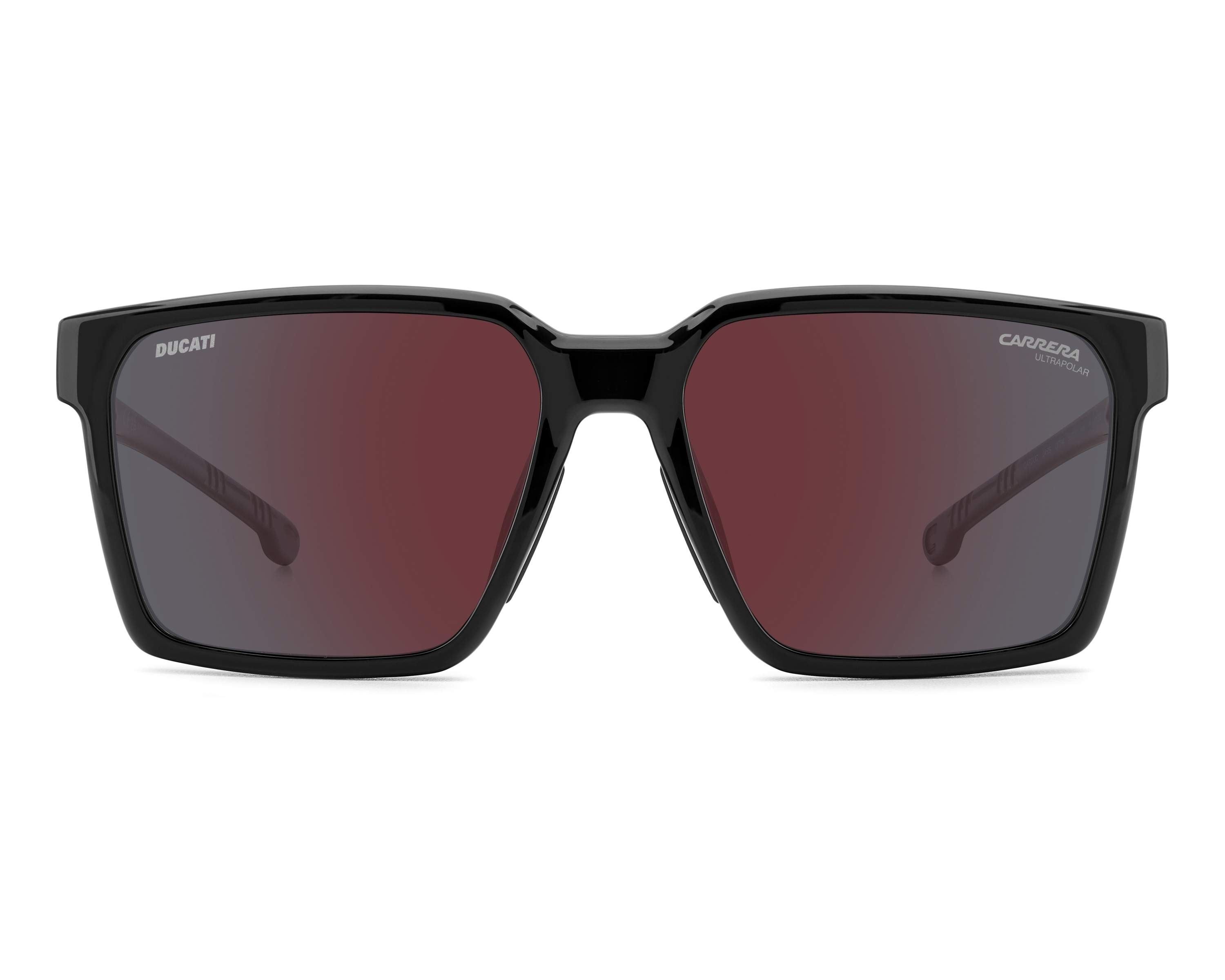 Carrera CARDUC-045-S OIT/H4 56-17 Black Red 360 degree view 3