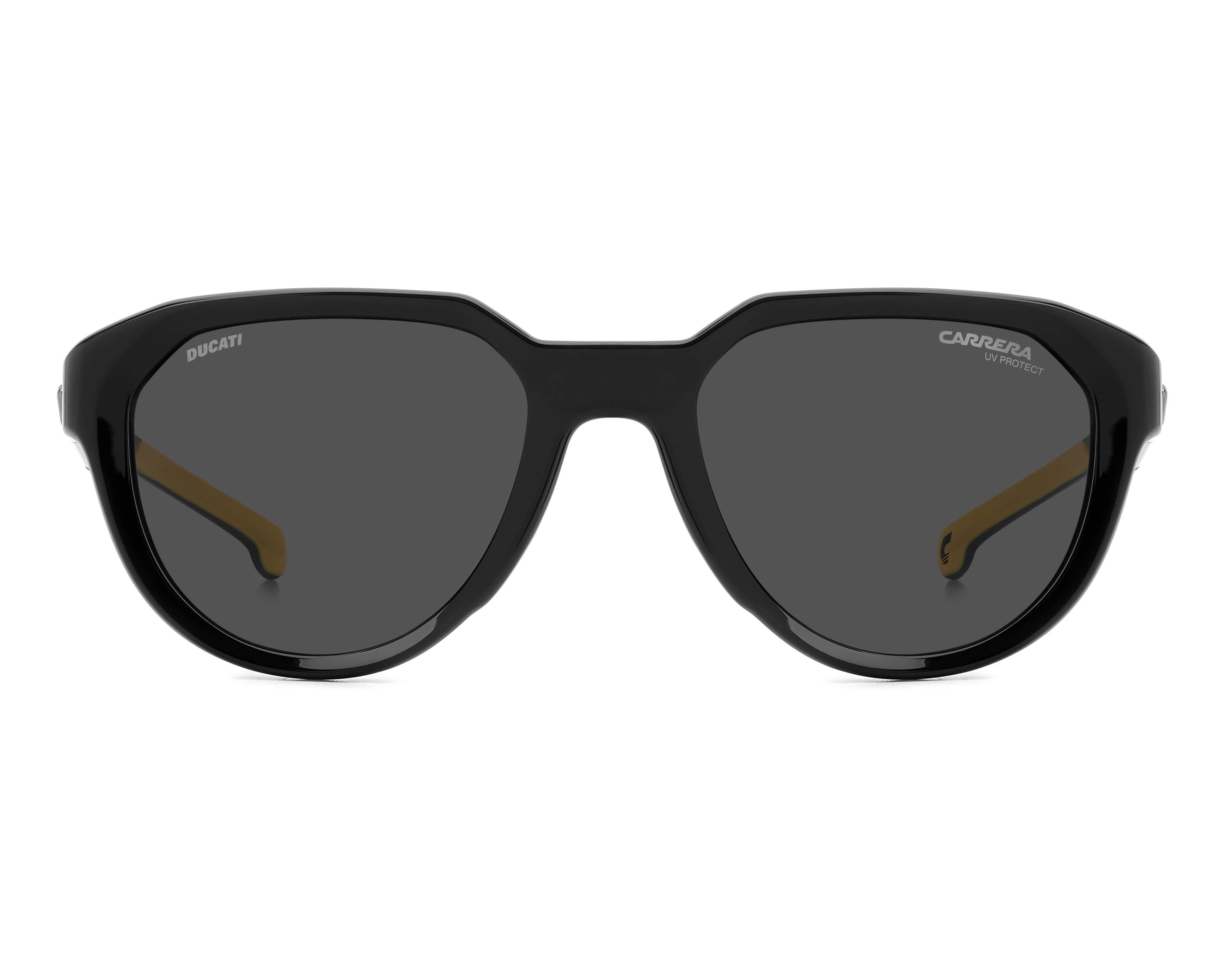Carrera CARDUC-050-S 71C/2K 53-20 Black Yellow 360 degree view 5