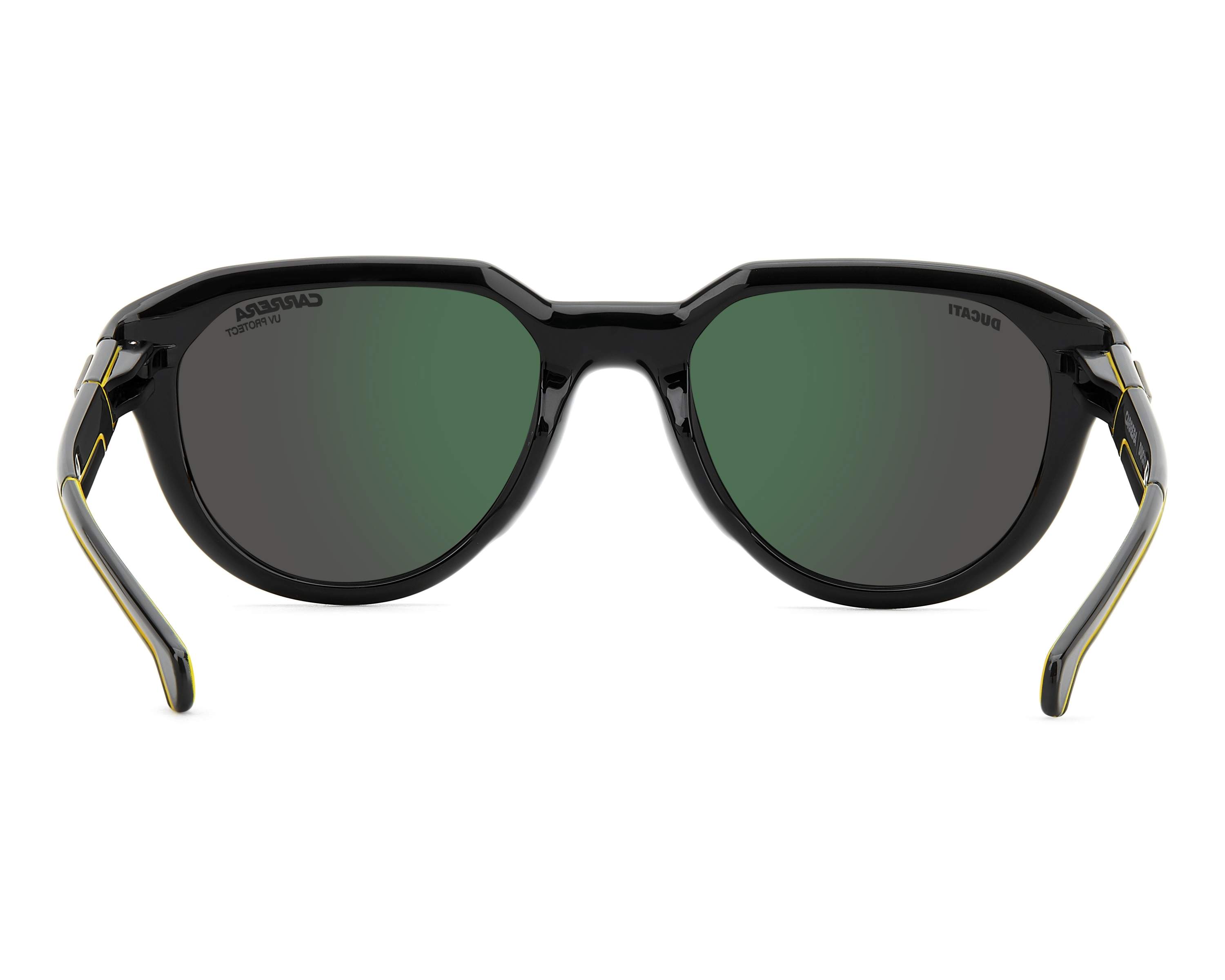 Carrera CARDUC-050-S 71C/2K 53-20 Black Yellow 360 degree view 7