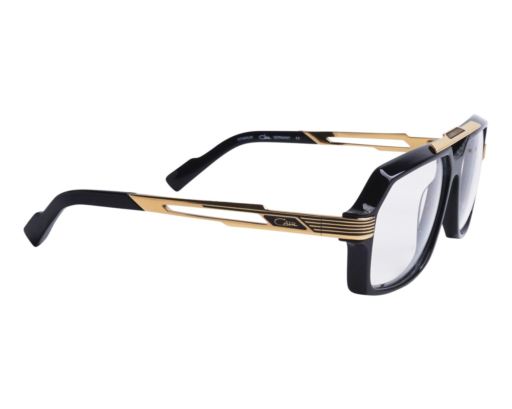 Cazal 6034 001 60-13 Noir Or side view