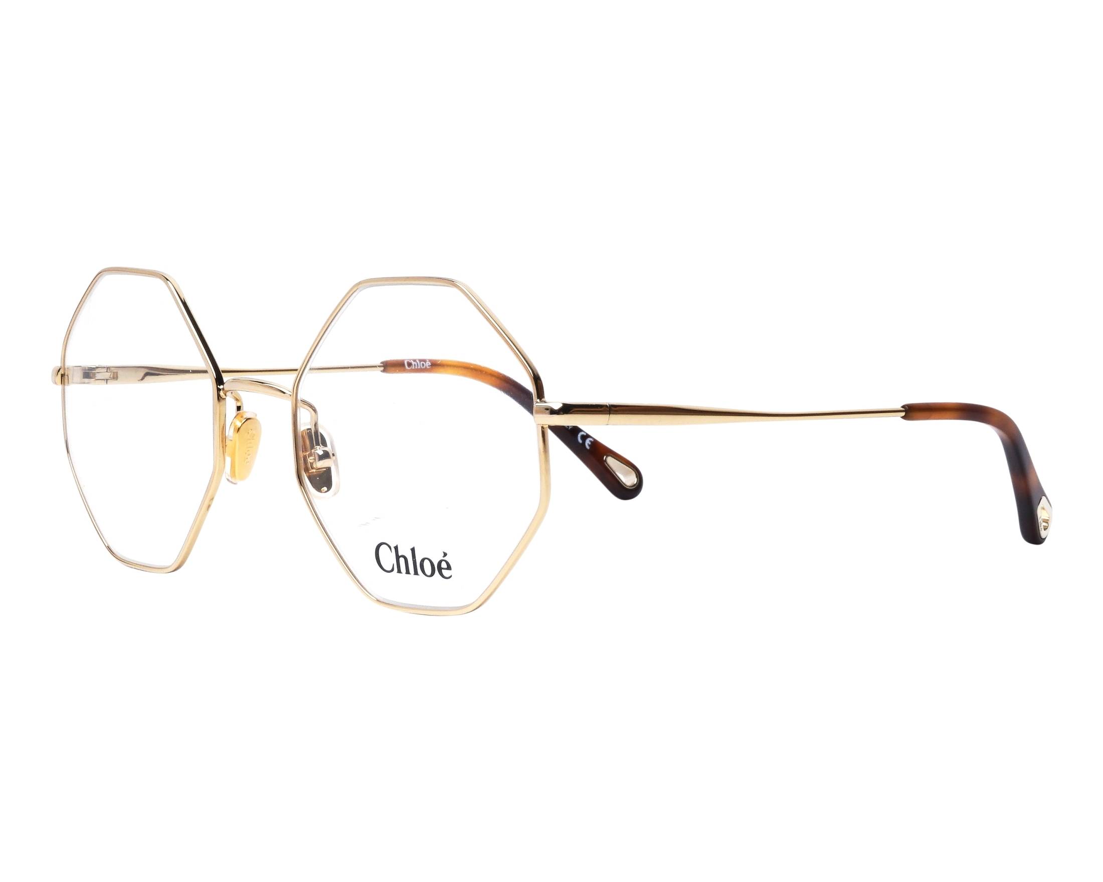 Chloe CH0022O 004 - Gold Havana profile view