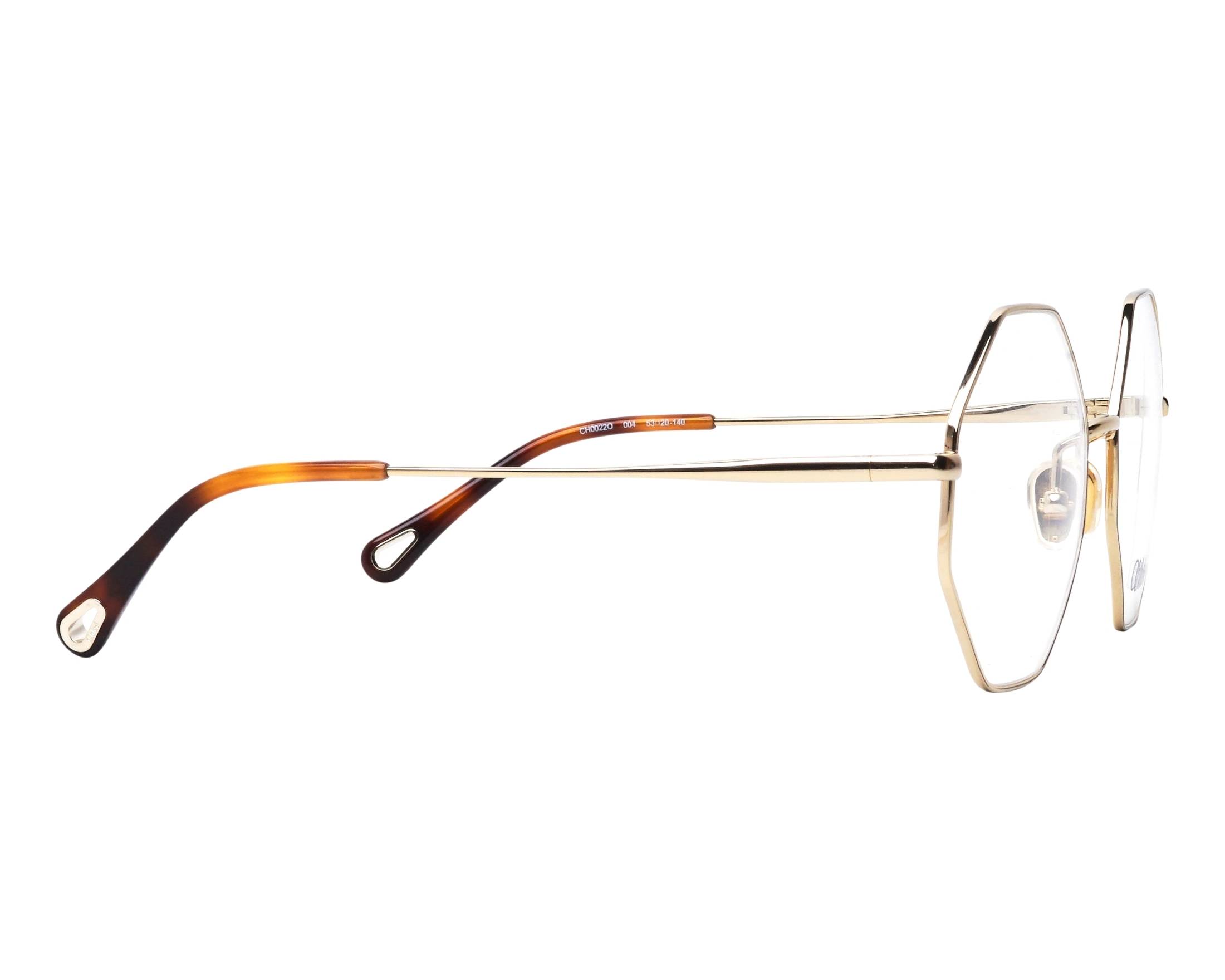 Chloe CH0022O 004 - Gold Havana side view