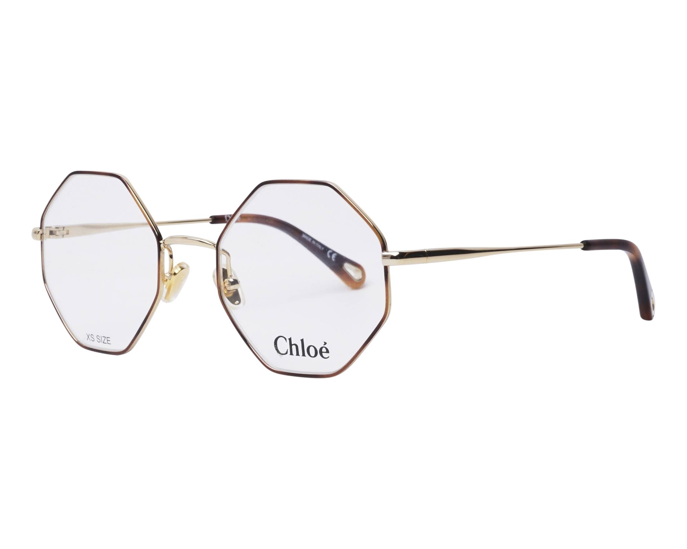 Chloe CH0022O 007 - Gold Havana profile view