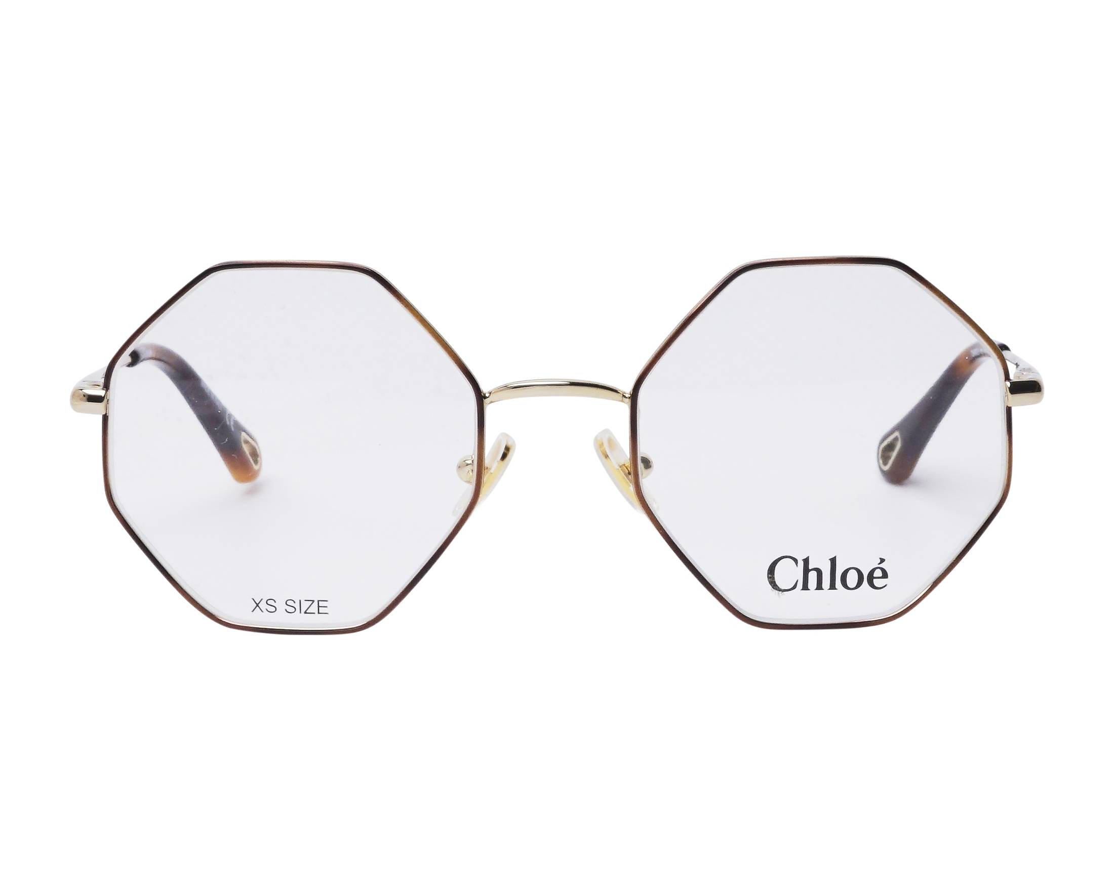 Chloe CH0022O 007 - Gold Havana front view