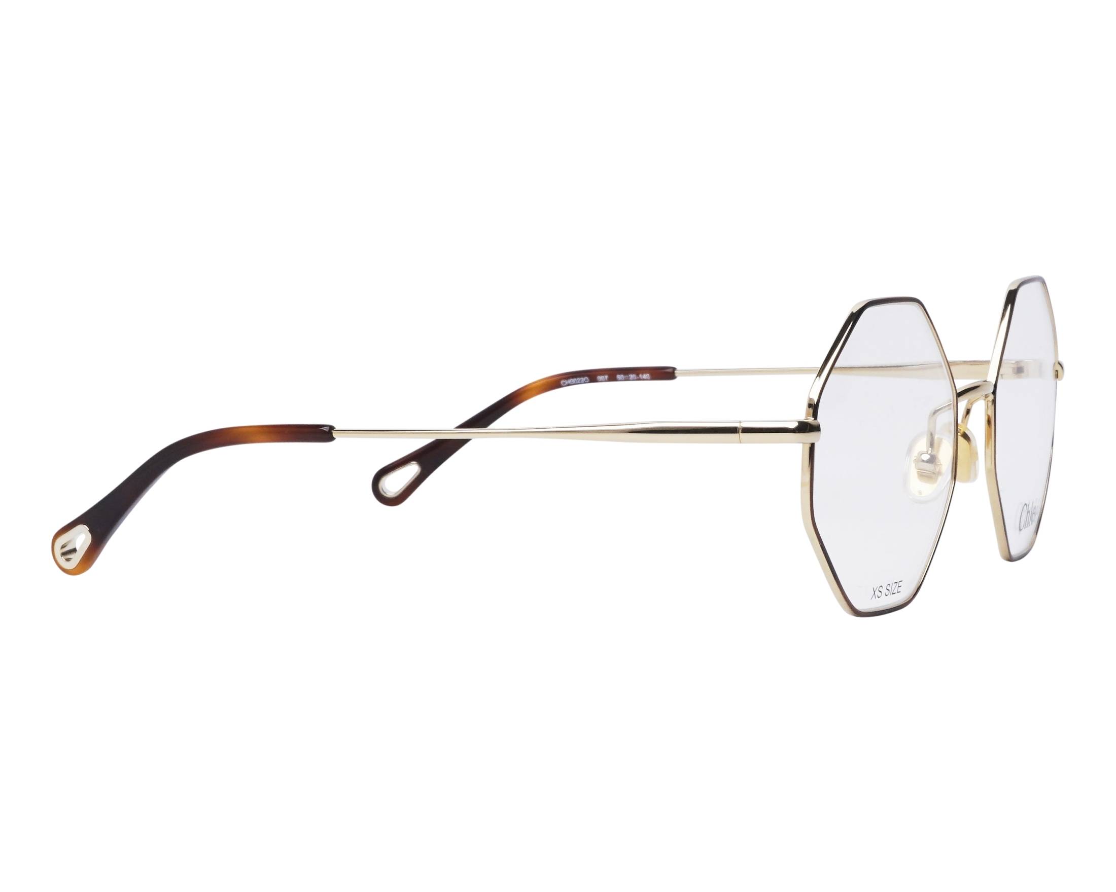 Chloe CH0022O 007 - Gold Havana side view