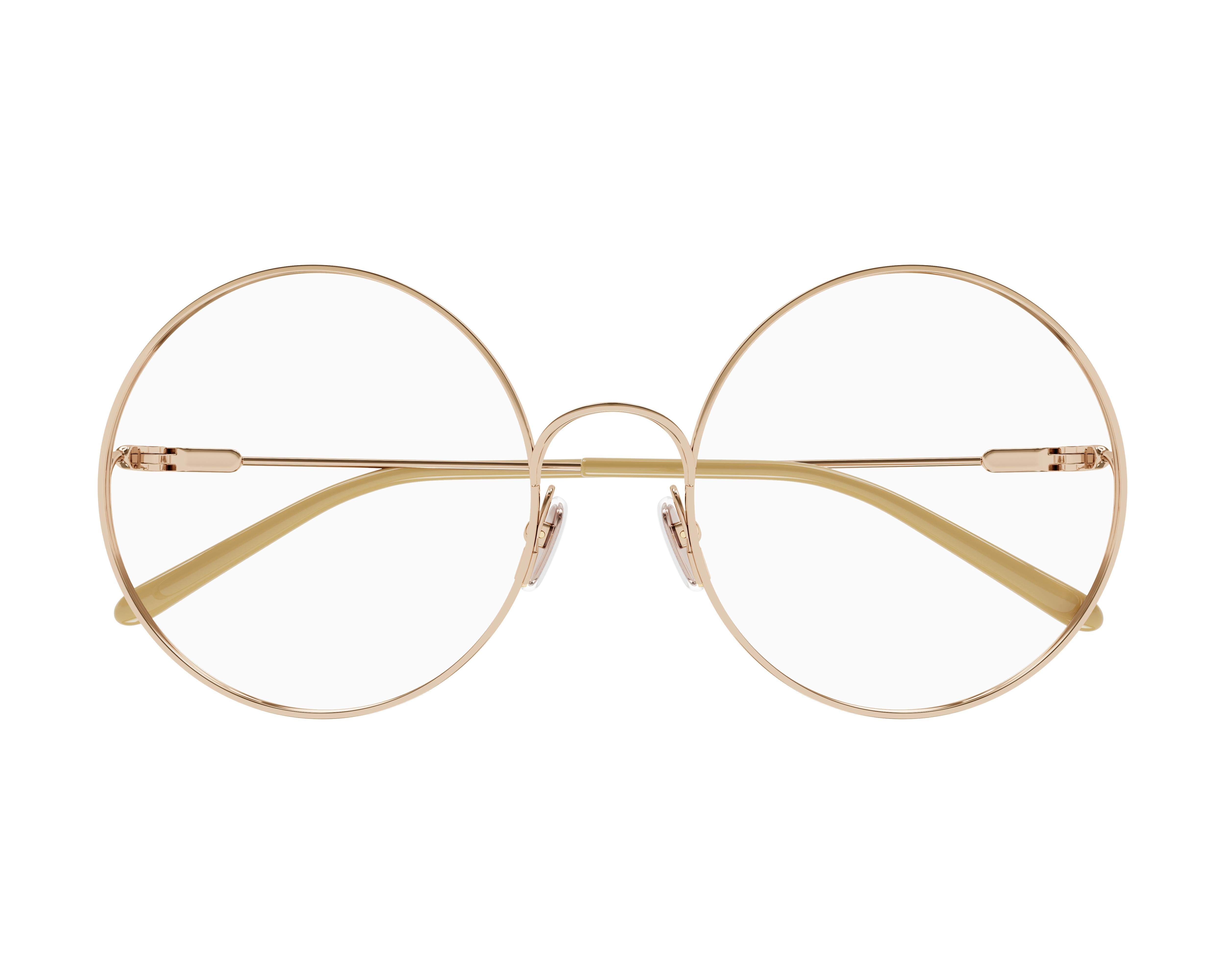 メガネ Chloe Chloe - CH0167O - 002 gold gold transparent CHLOÉ Eyeglasses CH0167O 002 Rose gold 2023
