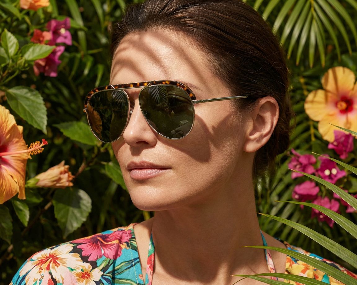 Christian Dior DiorDesertic 9G0O7 58-14 Palladium Havana other view