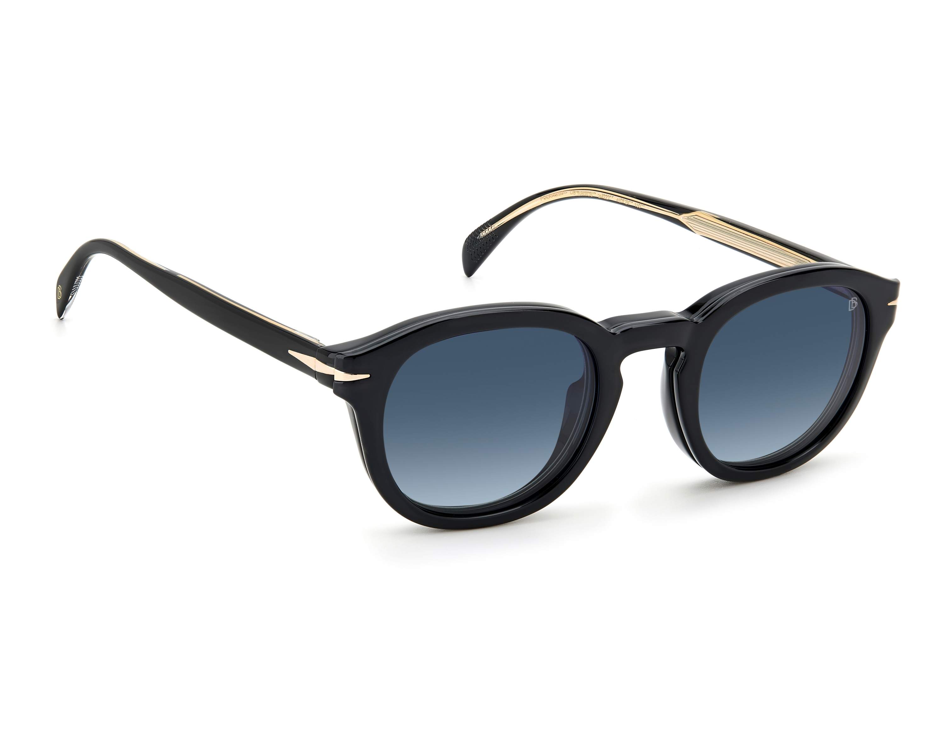 David Beckham DB-1080-CS 2M2/Z7 49-24 Black Gold 360 degree view 2