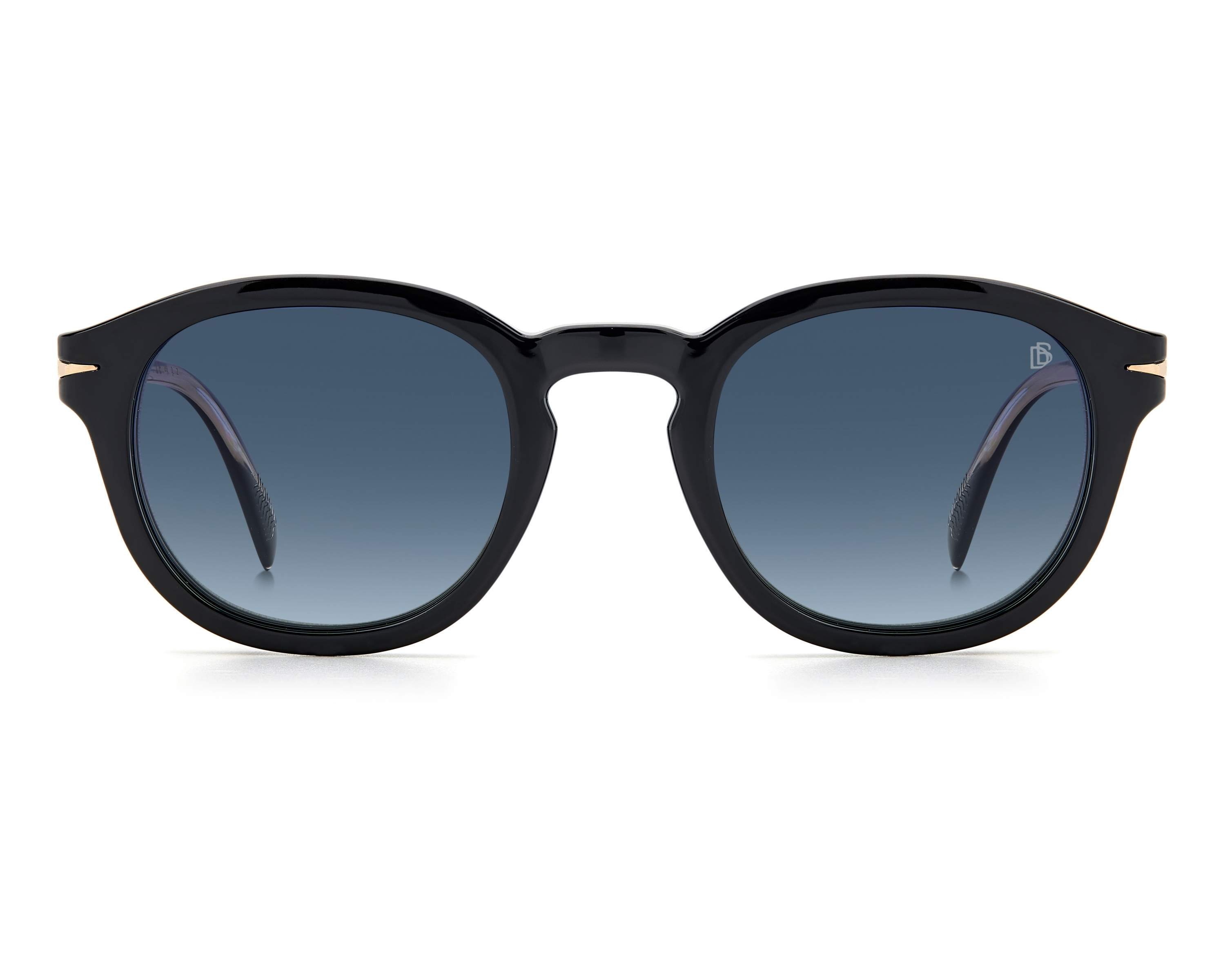 David Beckham DB-1080-CS 2M2/Z7 49-24 Black Gold 360 degree view 3