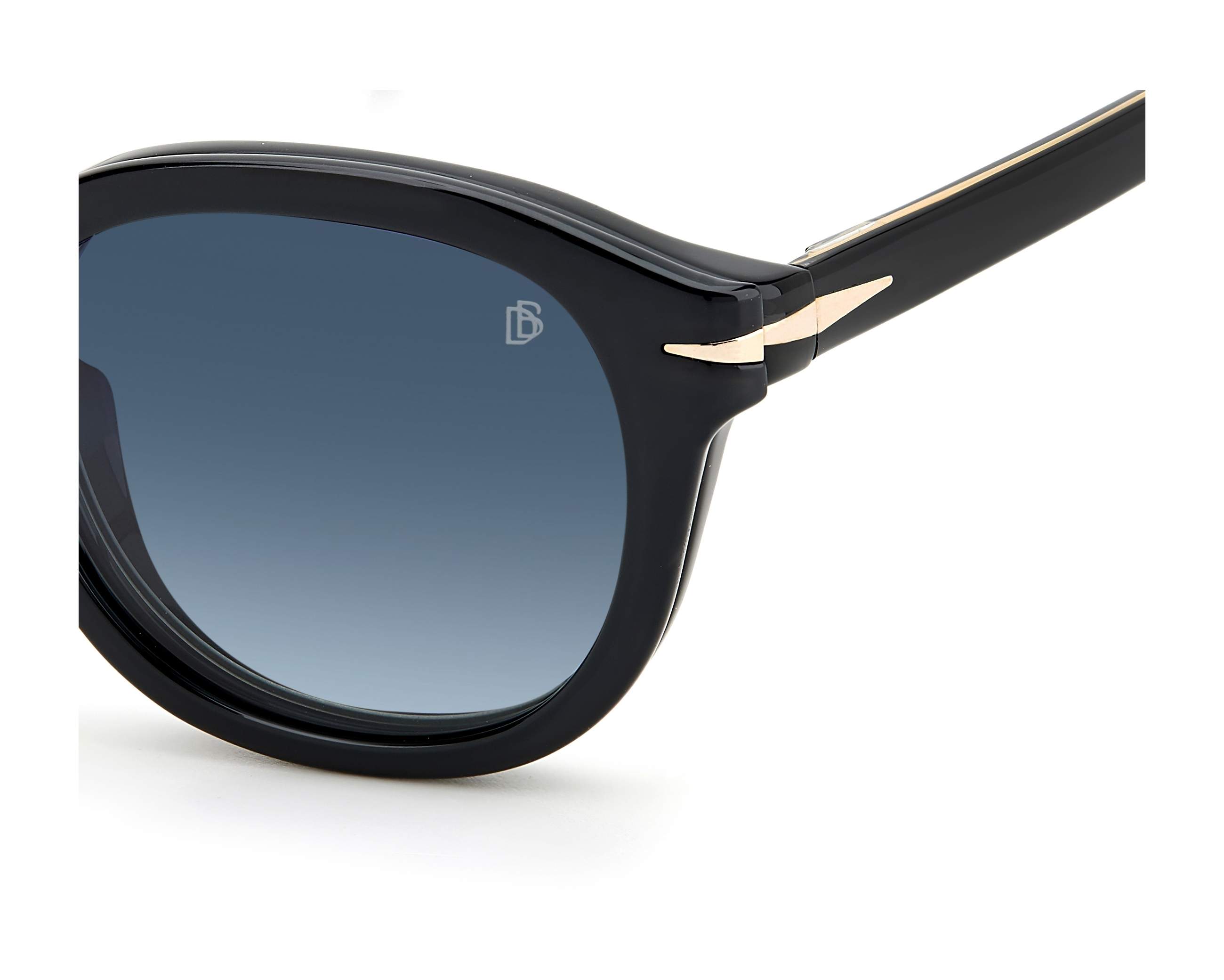 David Beckham DB-1080-CS 2M2/Z7 49-24 Black Gold 360 degree view 5