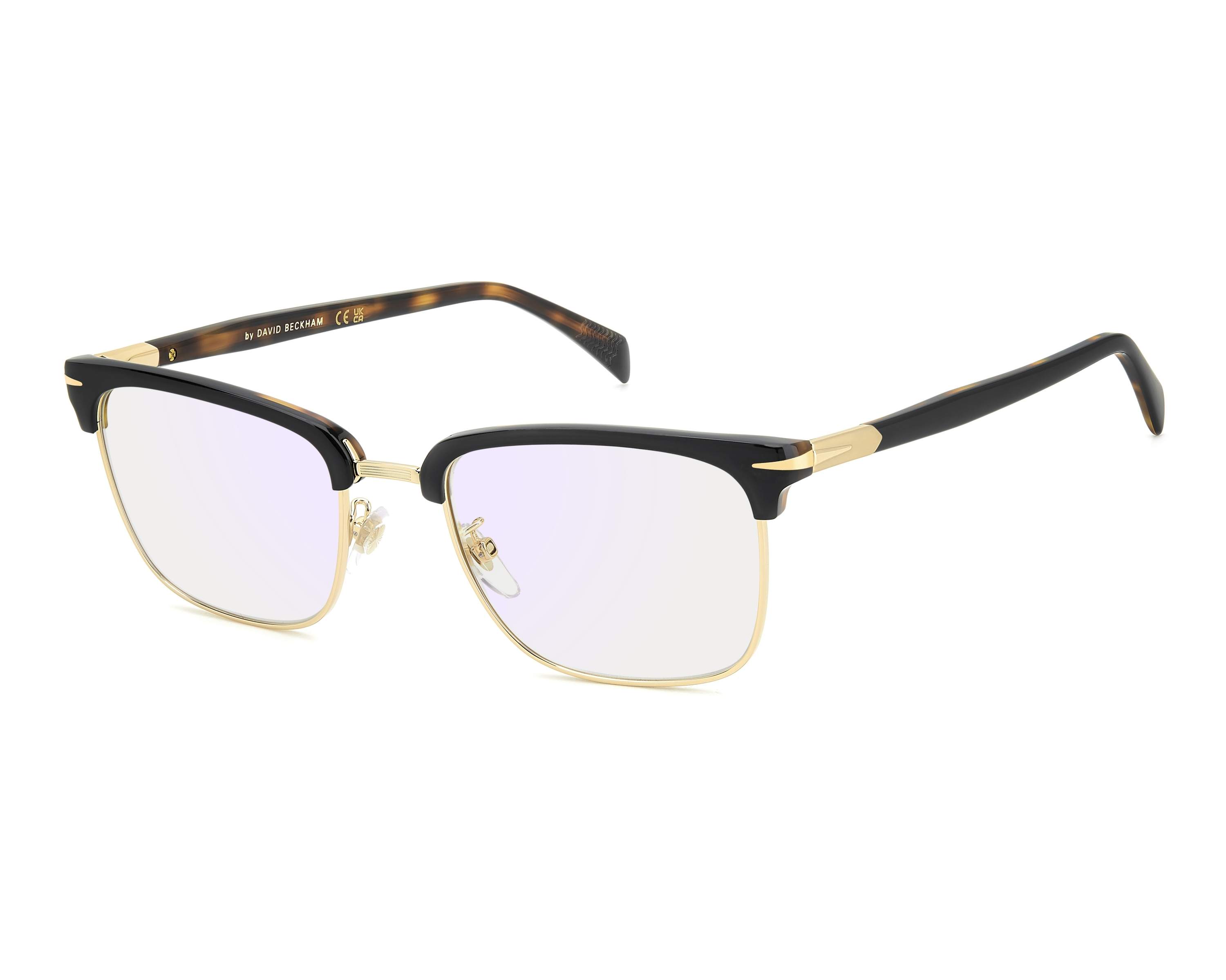 David Beckham DB-1183 XWY 54-20 Black Gold 360 degree view 3