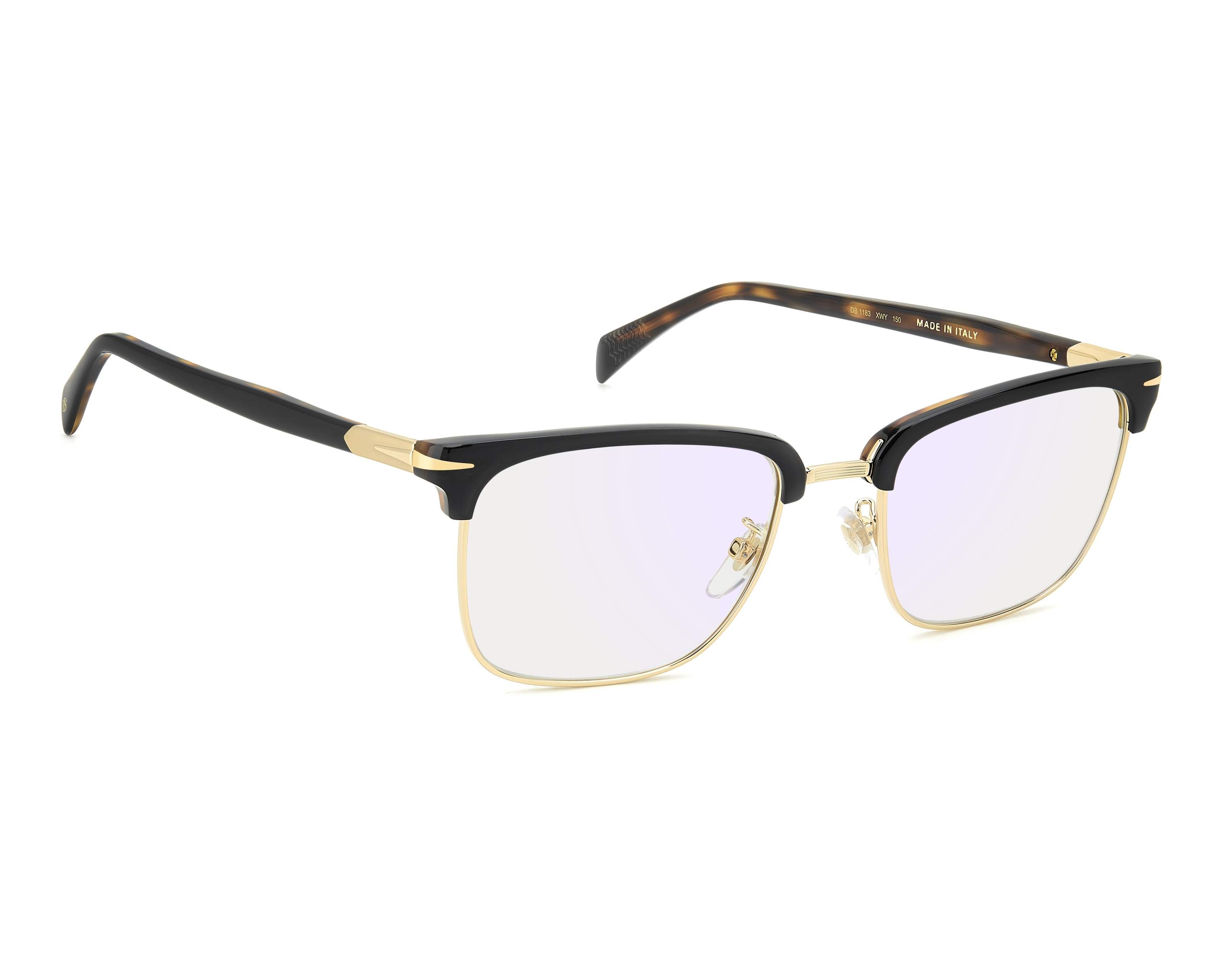David Beckham DB-1183 XWY 54-20 Black Gold 360 degree view 5