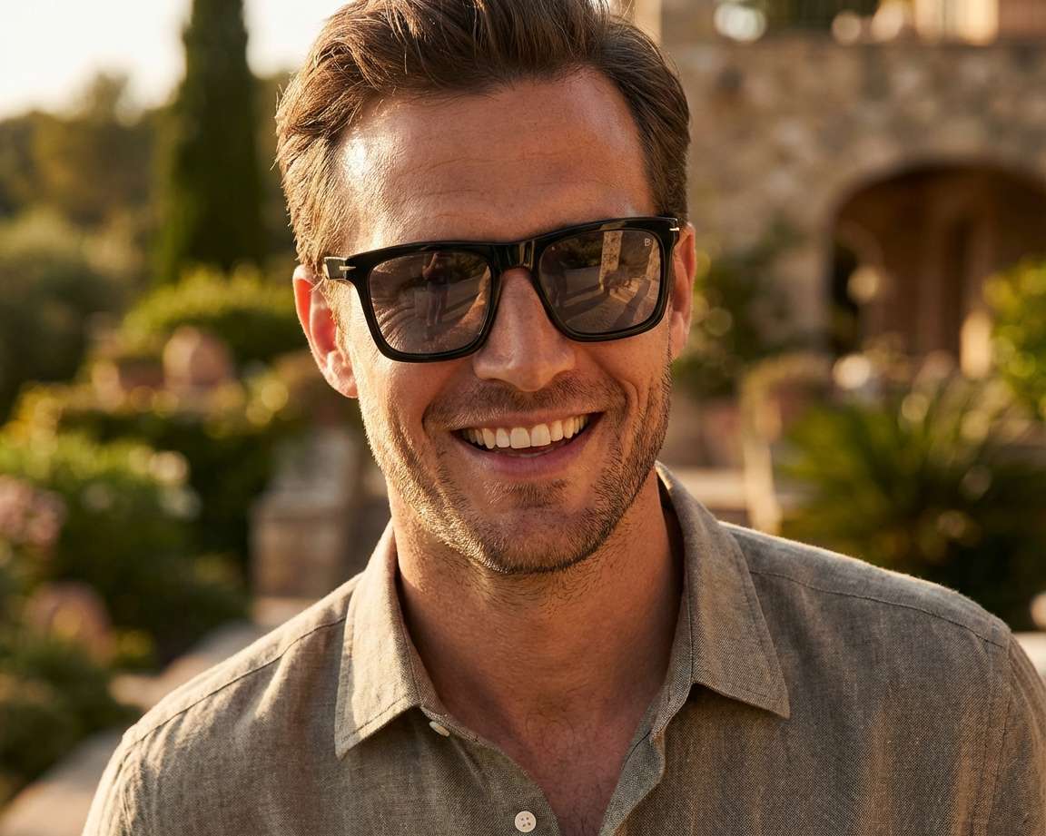 David Beckham DB-7000-CS 807 - Black Gold 360 degree view 8