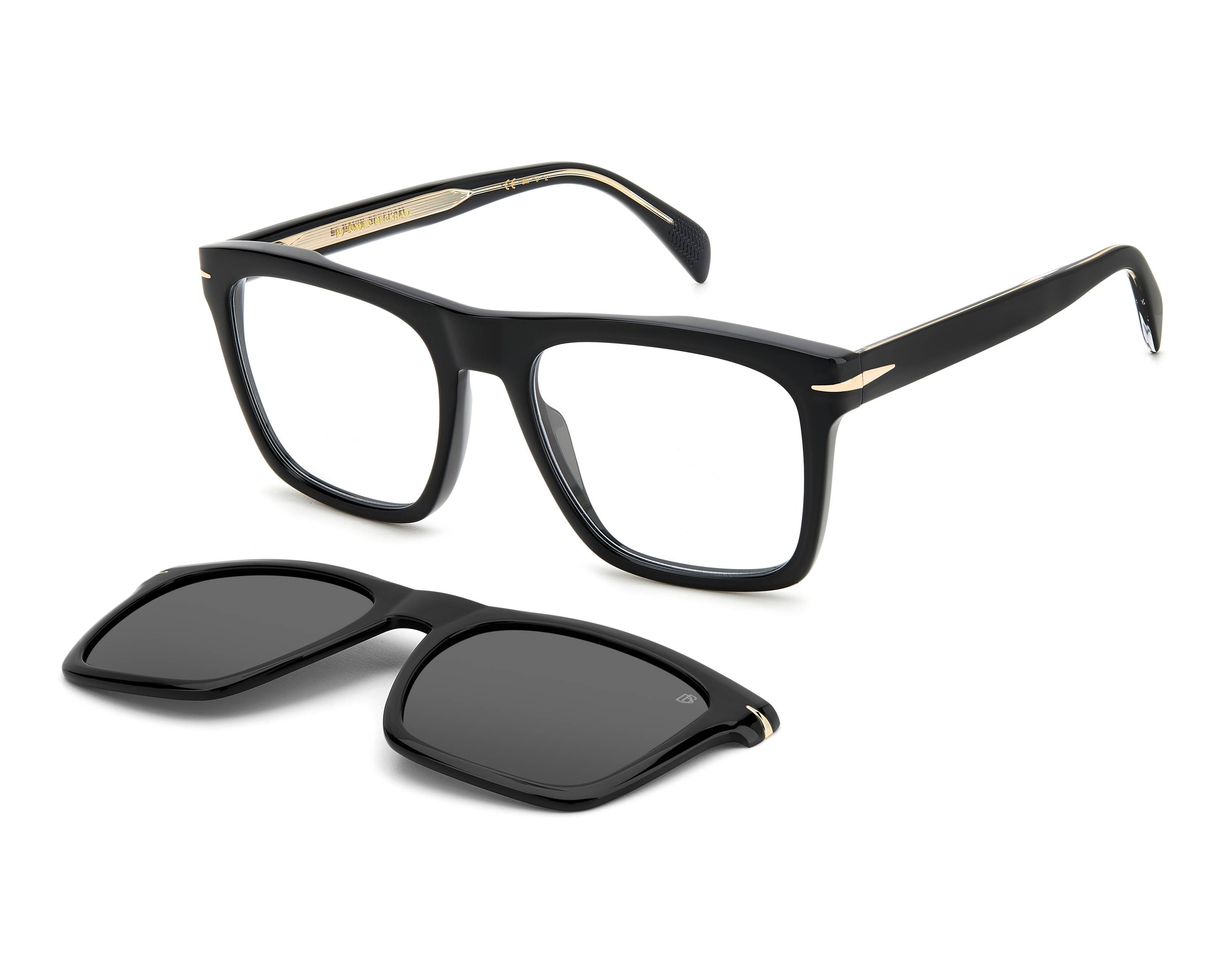 David Beckham DB-7000-CS 807/M9  53-19 Noir  360 degree view 1