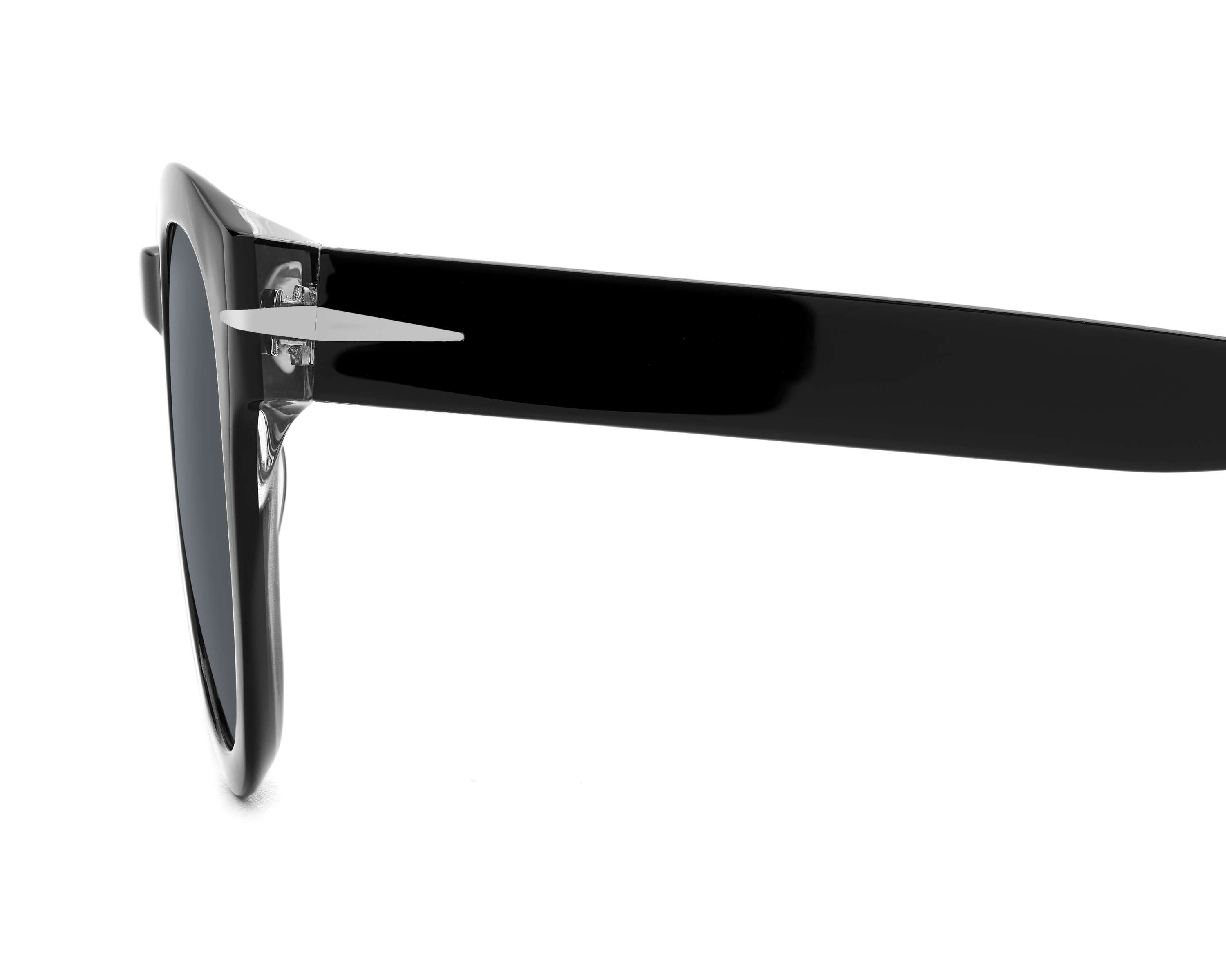 David Beckham DB-7041-S-FLAT 7C5/IR 49-25 Black Crystal other view