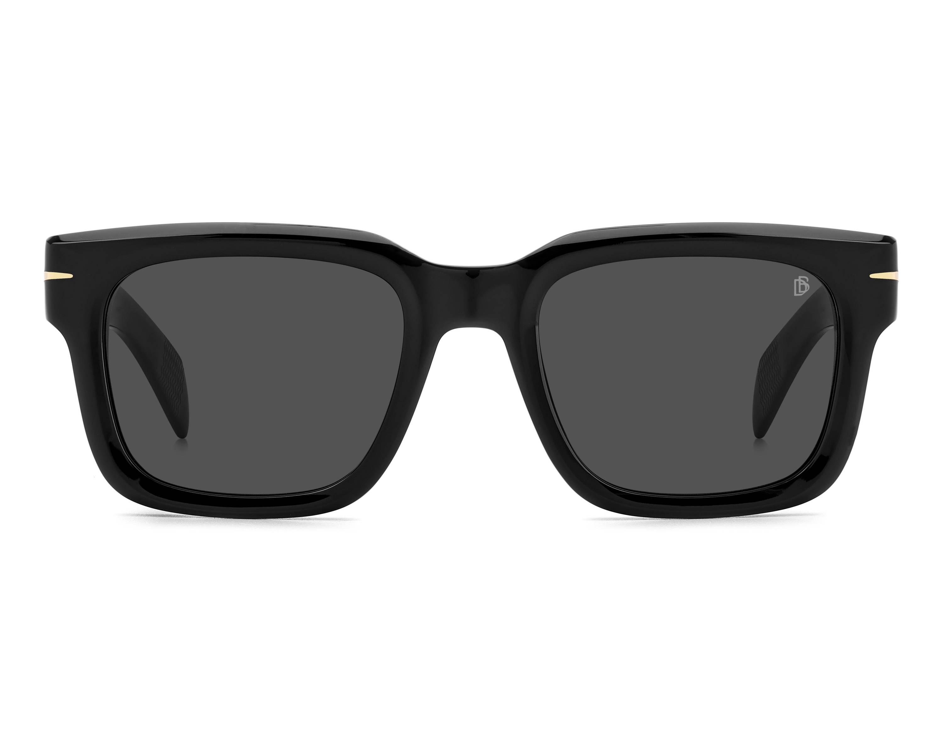 David Beckham DB-7100-S 807/IR 52-21 Black  side view