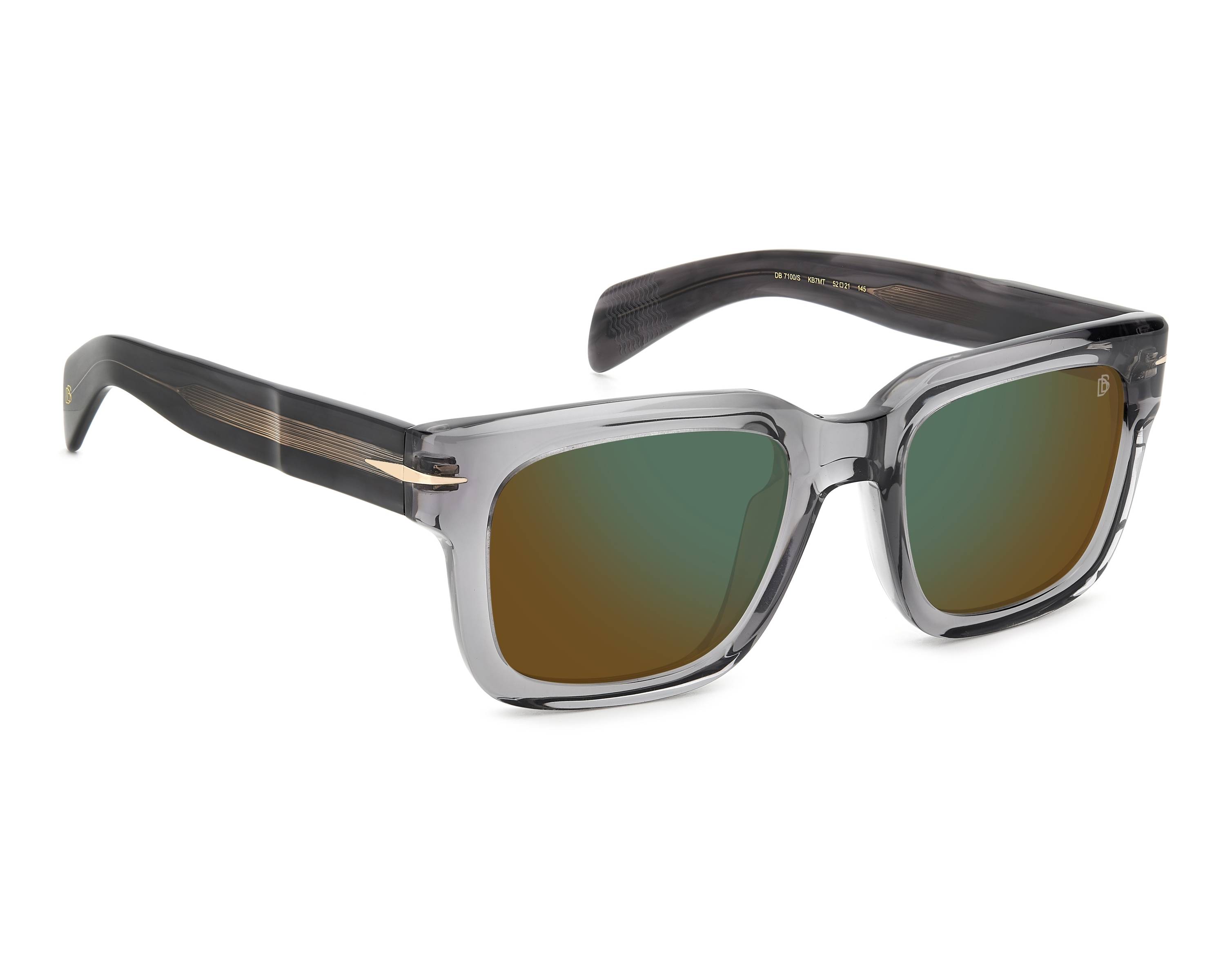 David Beckham DB-7100-S KB7/MT 52-21 Grey  front view