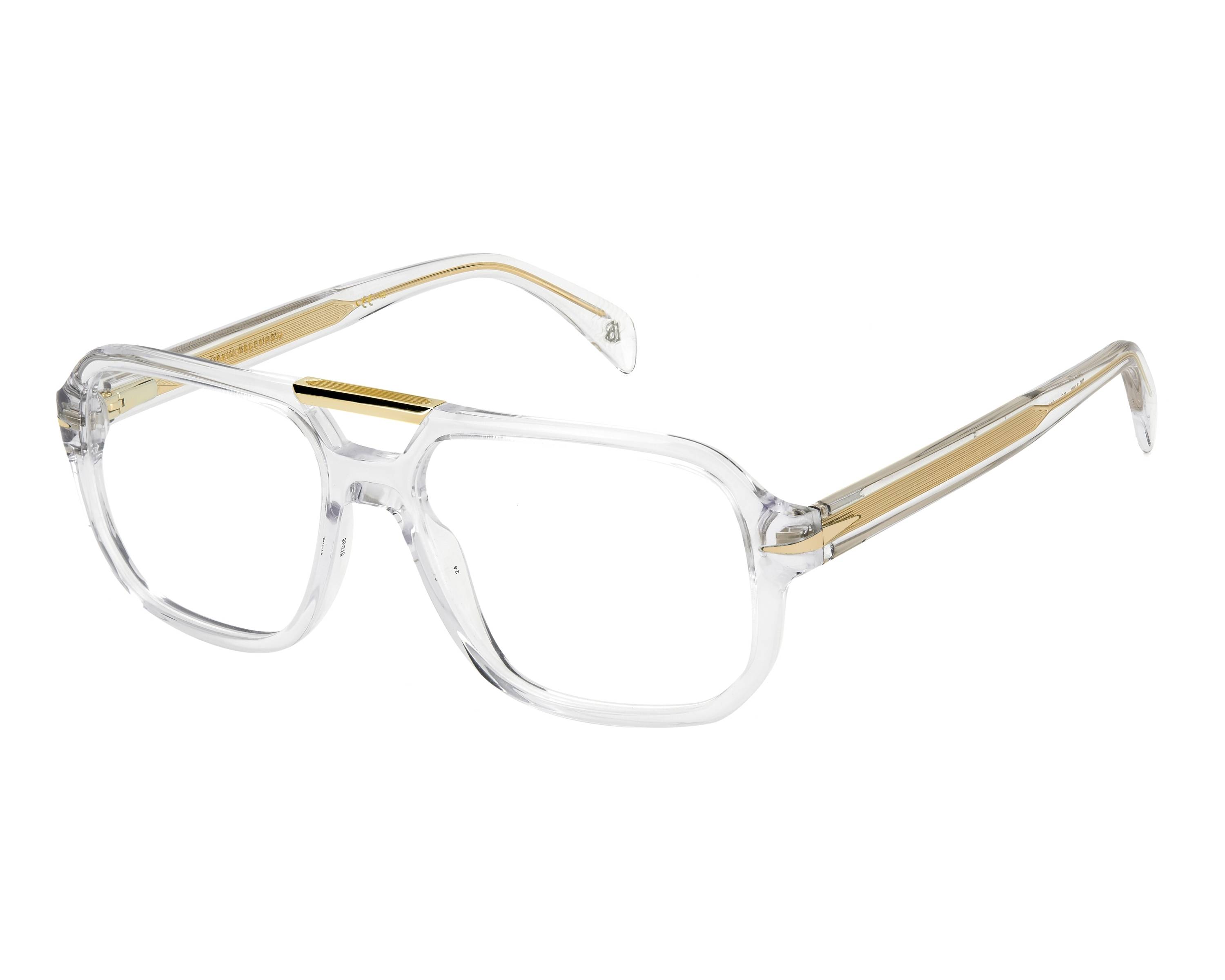David Beckham DB-7108 REJ 56-16 gold kristall 360 degree view 1