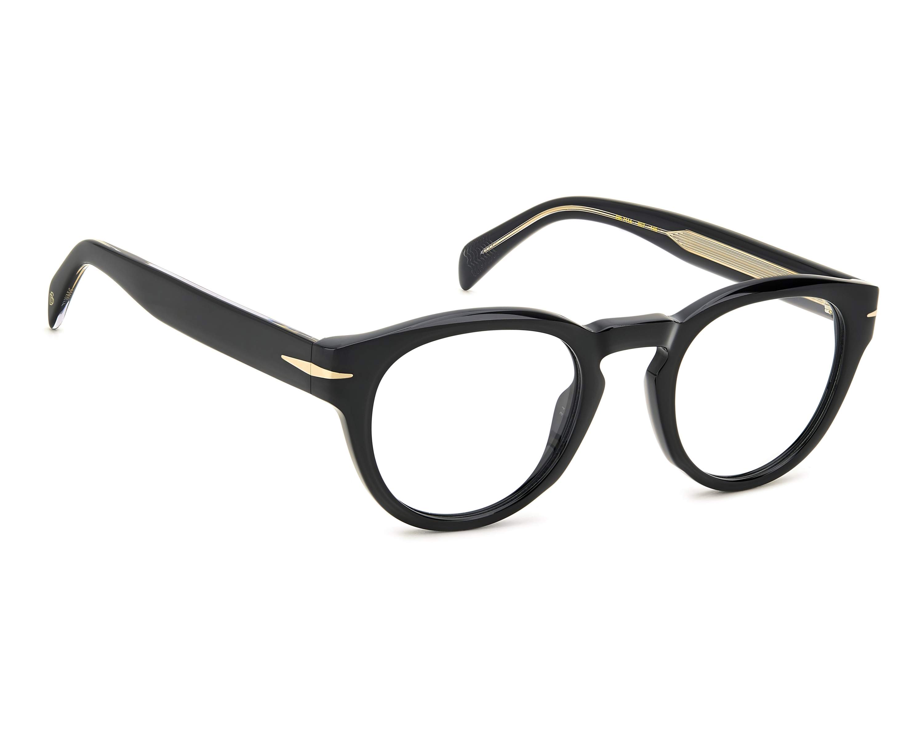David Beckham DB-7114 807 48-22 Black  360 degree view 2