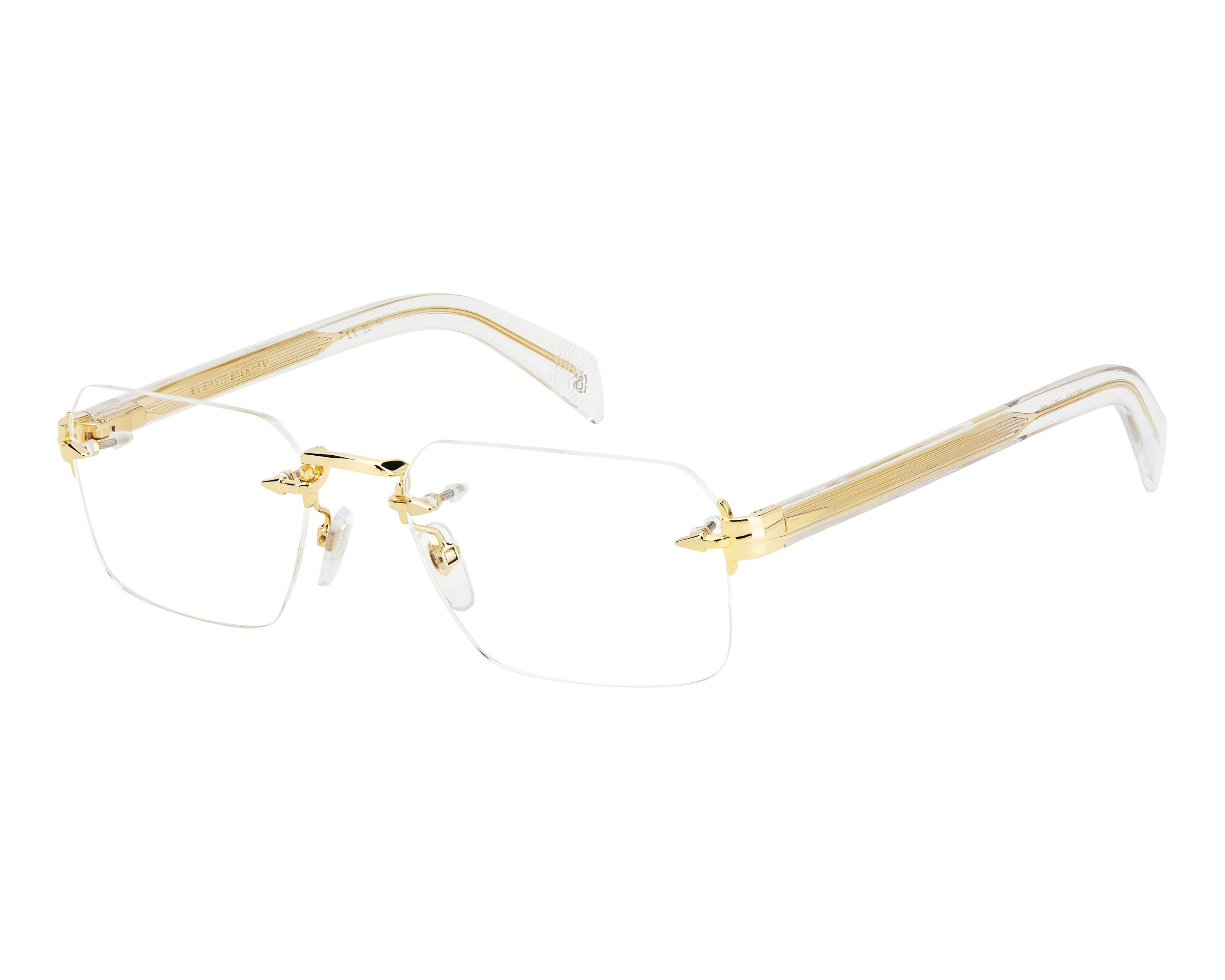David Beckham DB-7116 LOJ 54-20 gold  profile view