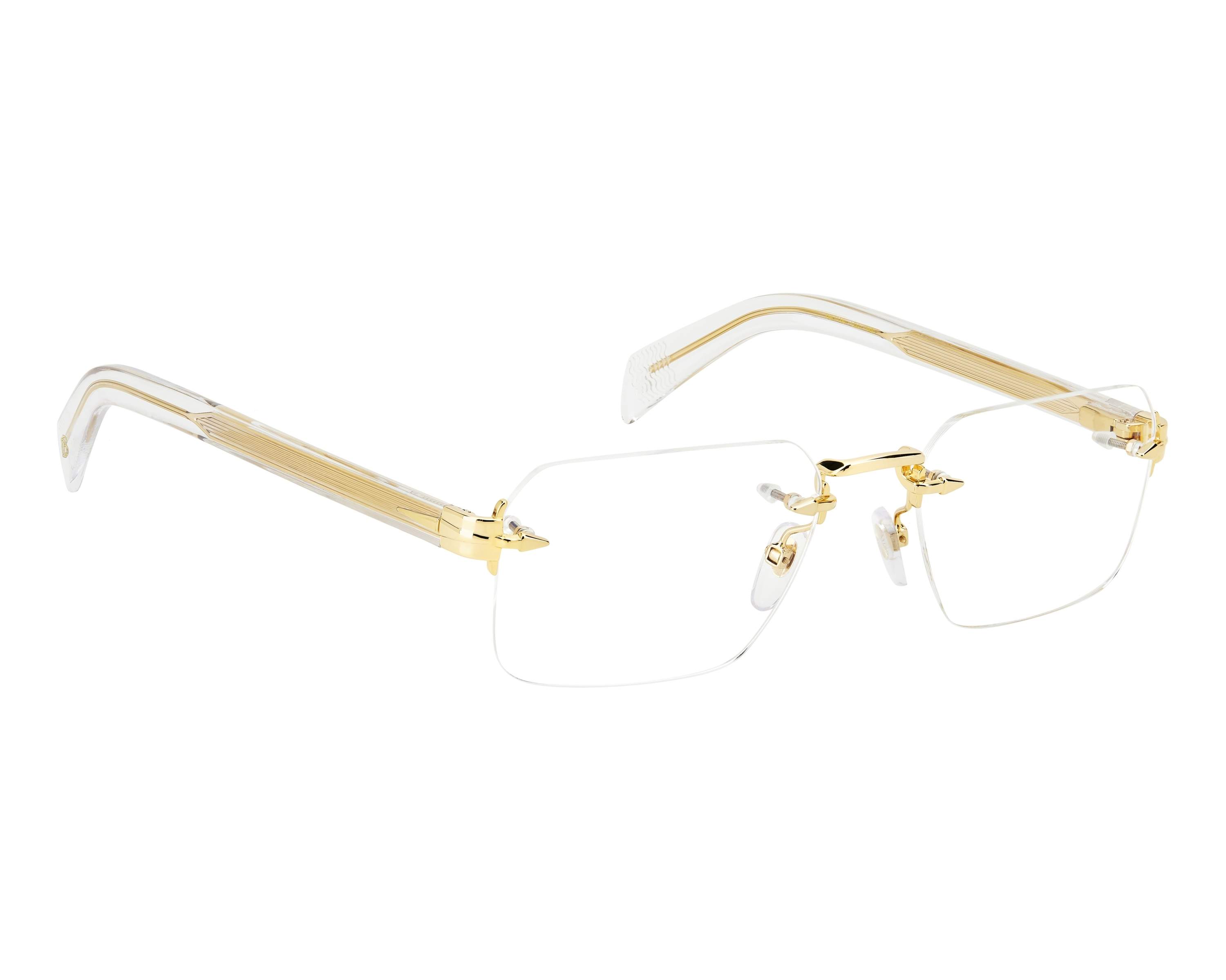 David Beckham DB-7116 LOJ 54-20 gold  front view