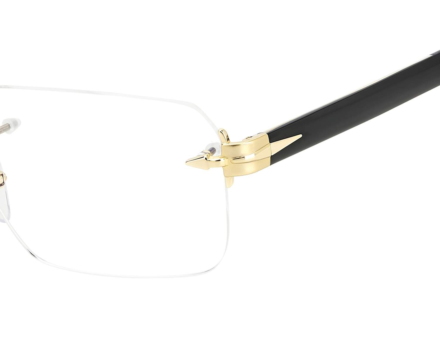 David Beckham DB-7116 RHL 54-20 Gold Black 360 degree view 4