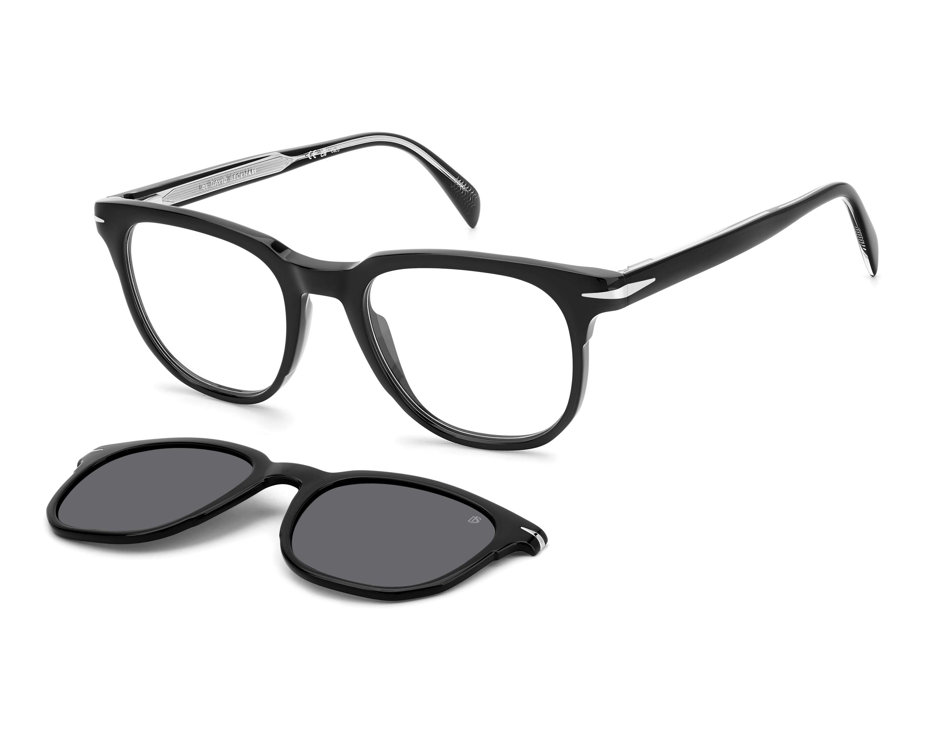 David Beckham DB-7120-CS 807/M9 51-20 Black  360 degree view 1