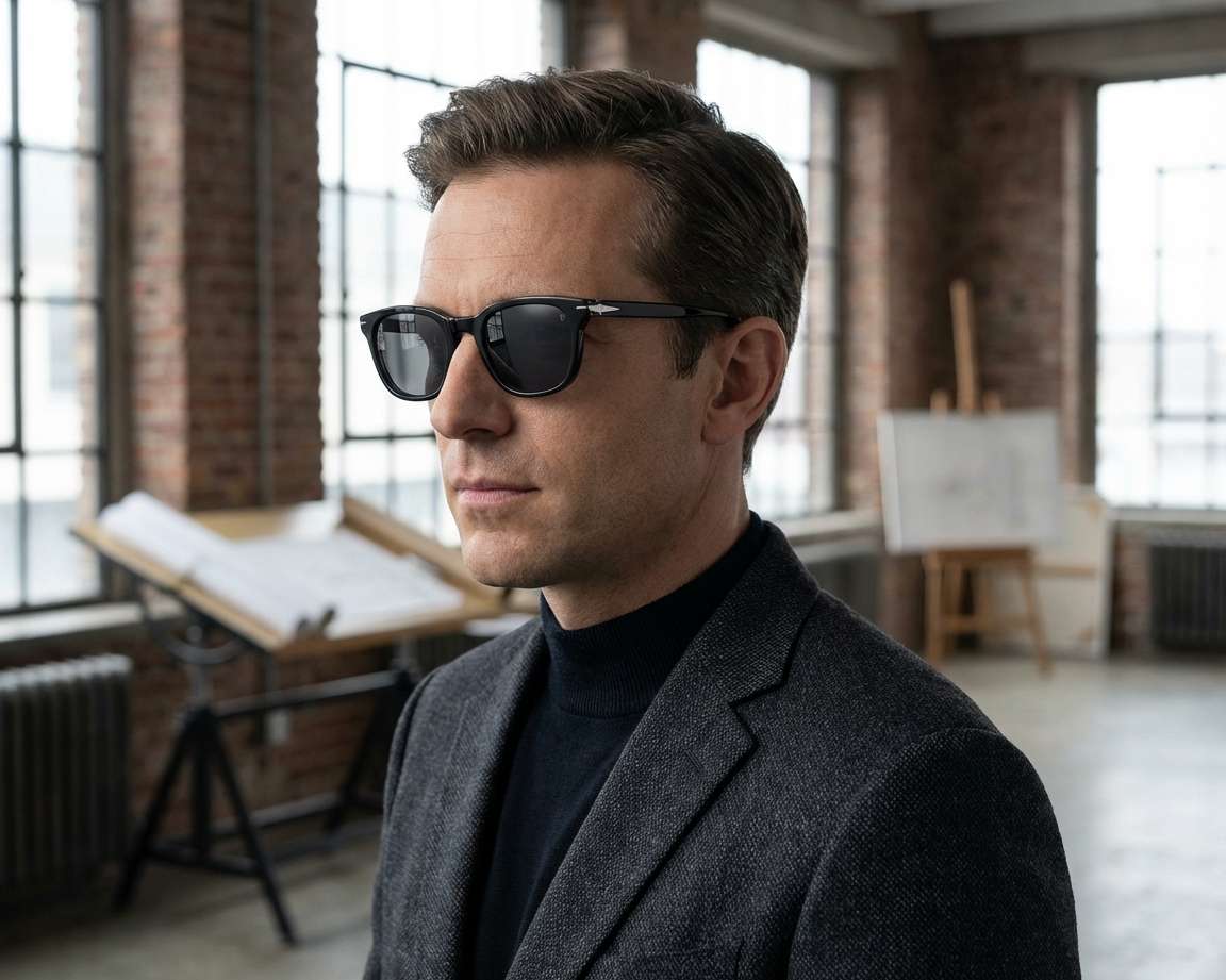 David Beckham DB-7120-CS 807/M9 51-20 Black  360 degree view 6