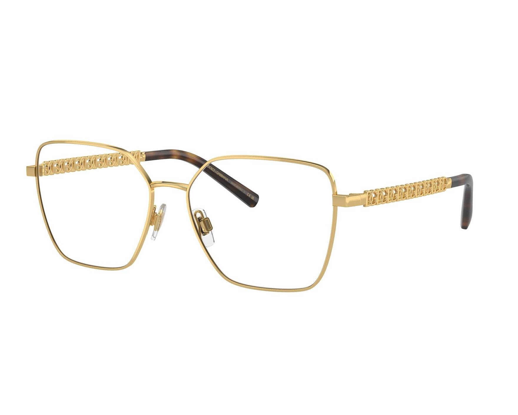 Dolce & Gabbana DG1351 02 56-15 gold  360 degree view 2