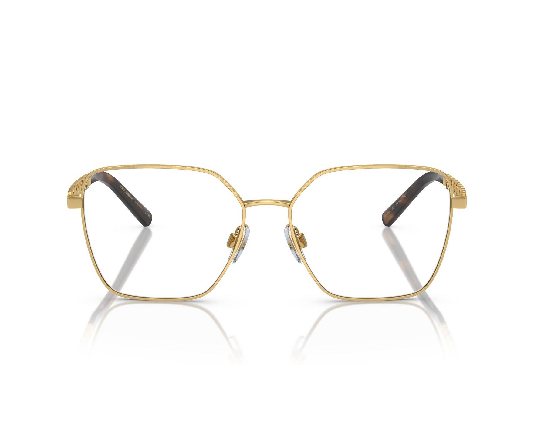 Dolce & Gabbana DG1351 02 56-15 gold  360 degree view 5