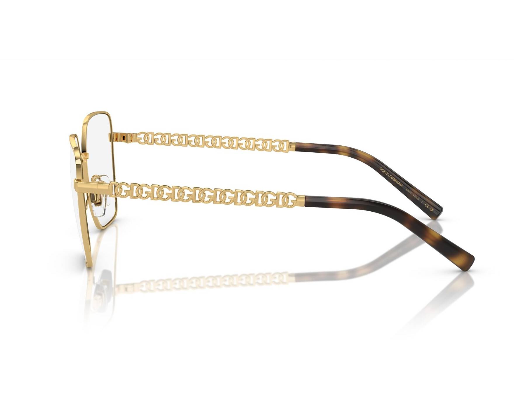 Dolce & Gabbana DG1351 02 56-15 gold  360 degree view 6