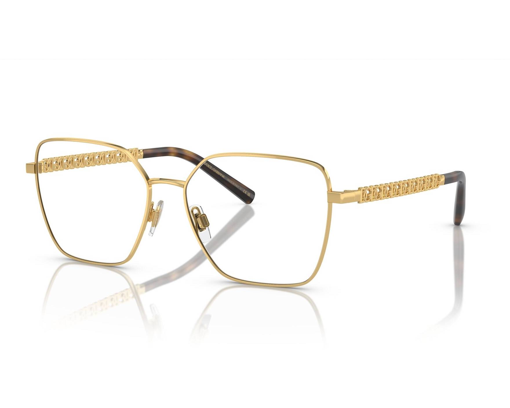 Dolce & Gabbana DG1351 02 56-15 gold  360 degree view 7