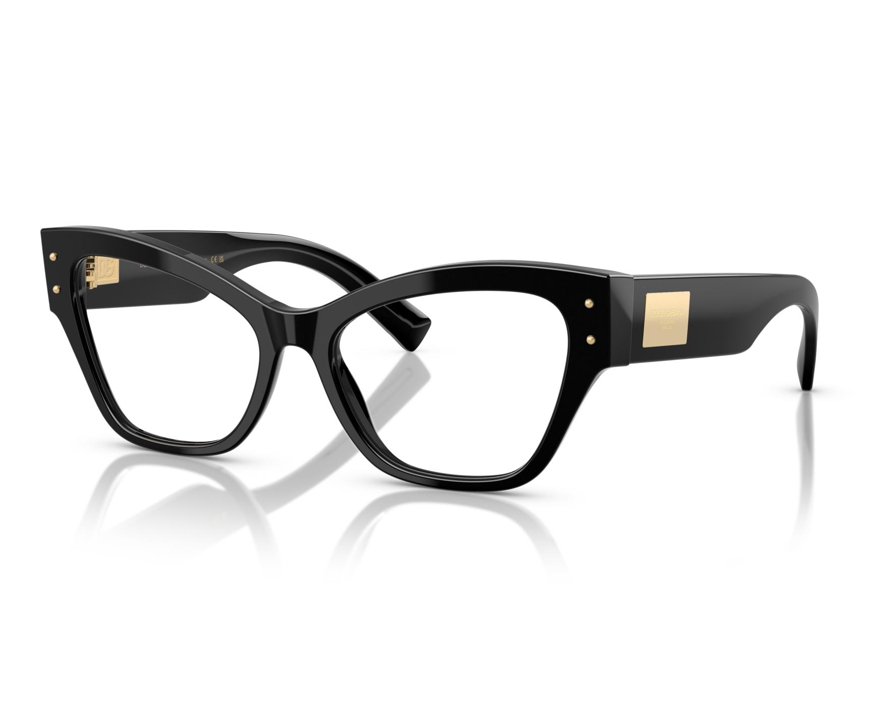 Dolce & Gabbana DG3404 501 54-17 Black  360 degree view 4
