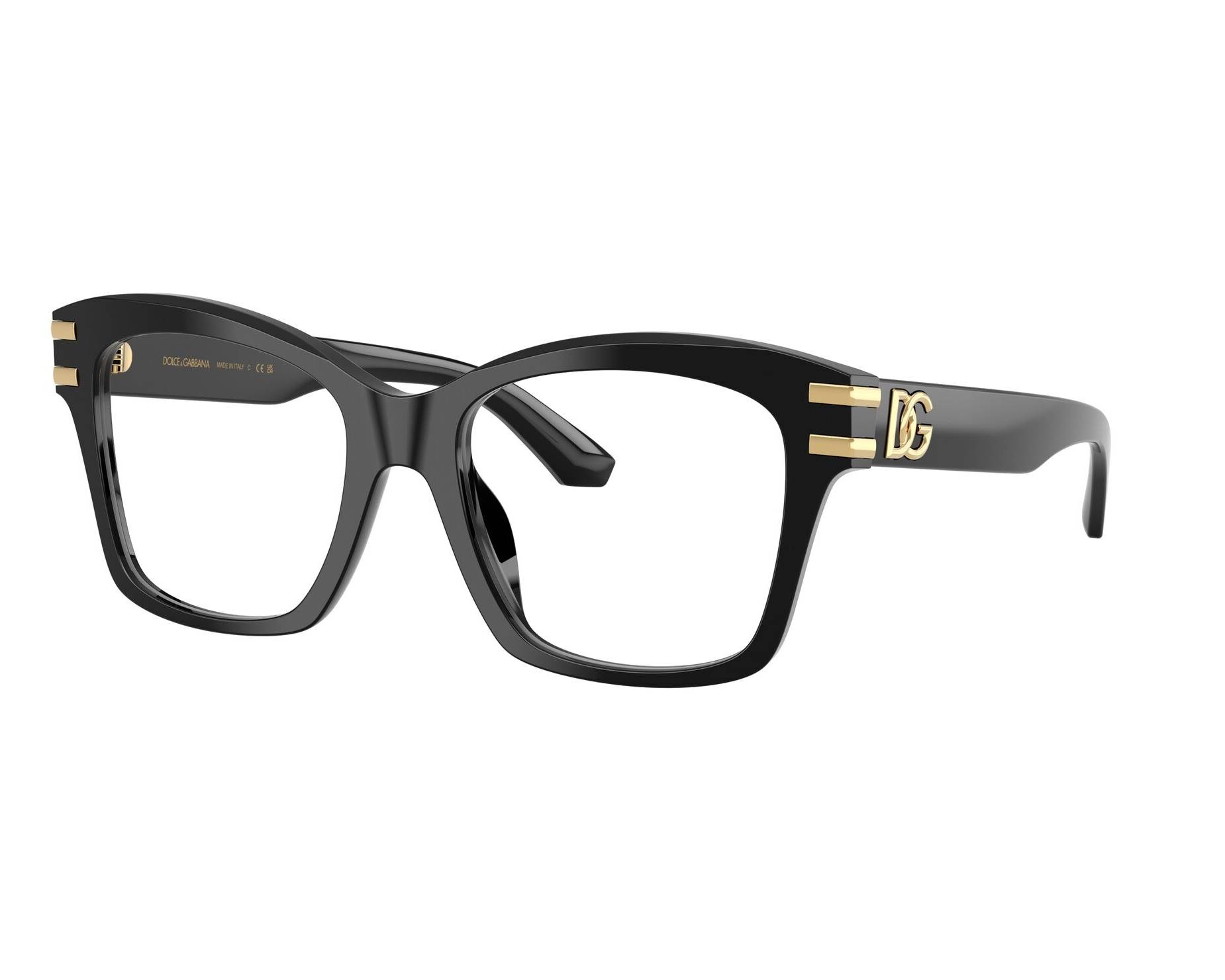 Dolce & Gabbana DG3419 501 52-19 Black  360 degree view 4