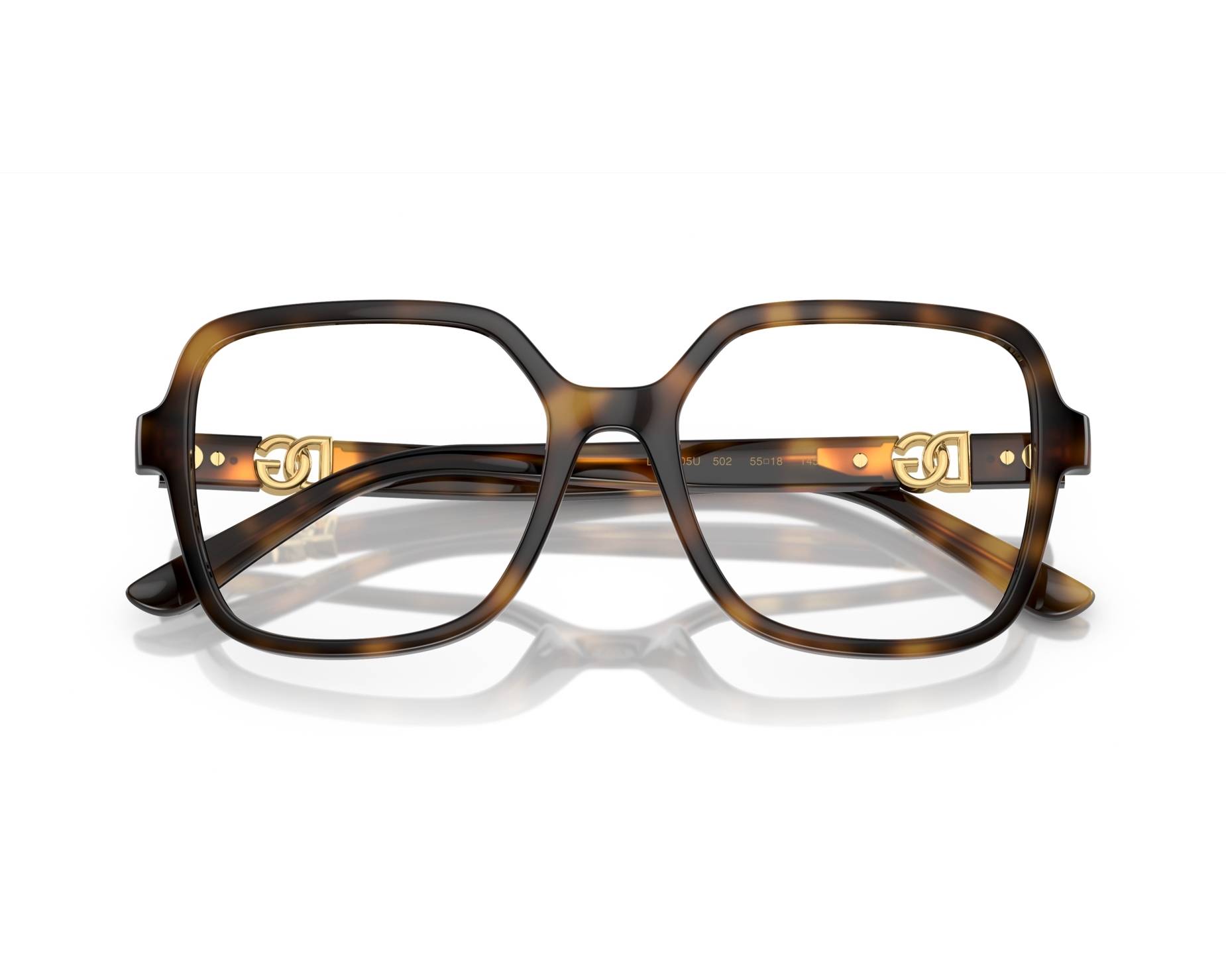Dolce & Gabbana DG5105U 502 53-18 Havane  360 degree view 5