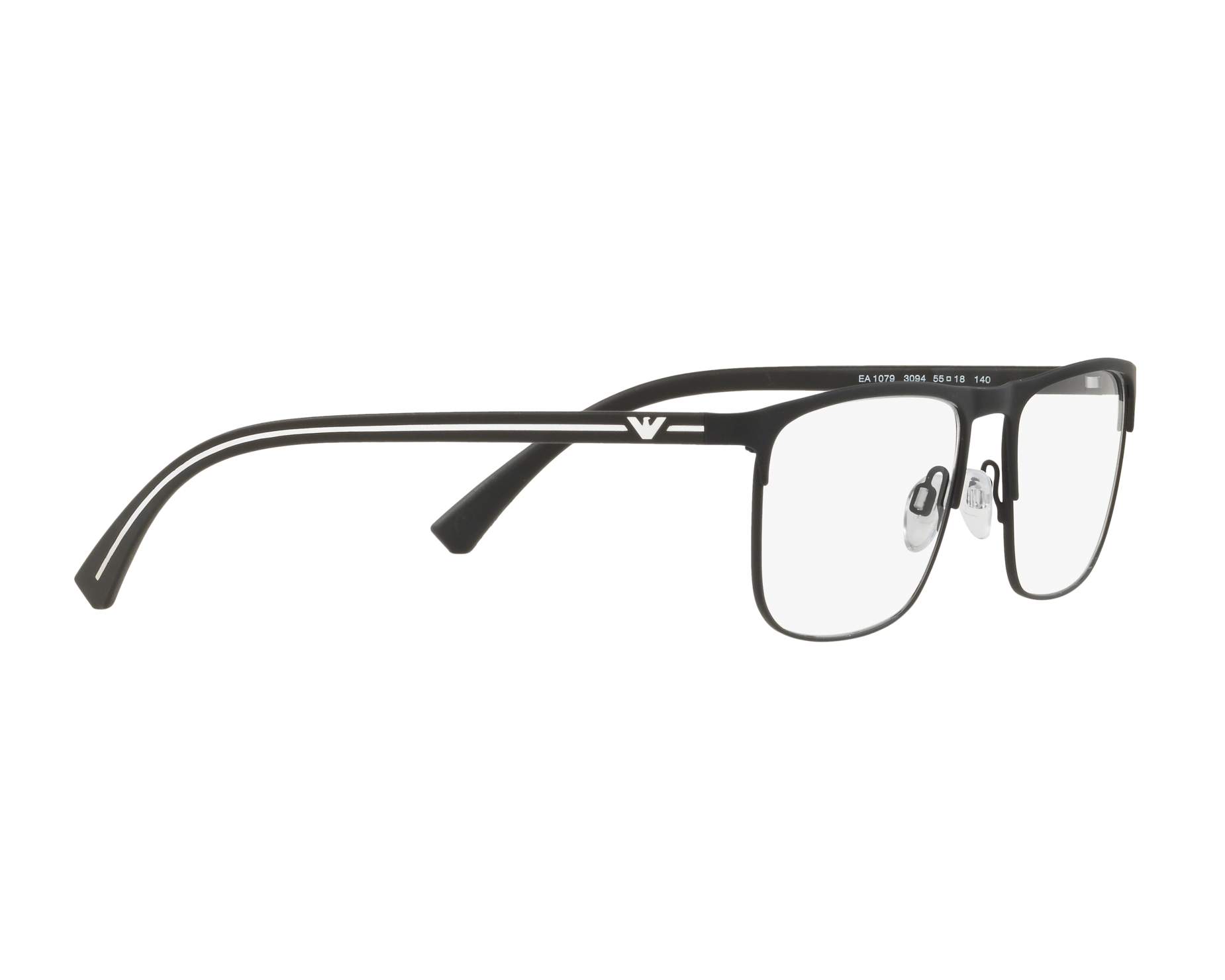 Emporio Armani EA1079 3094 55-18 Black  360 degree view 12