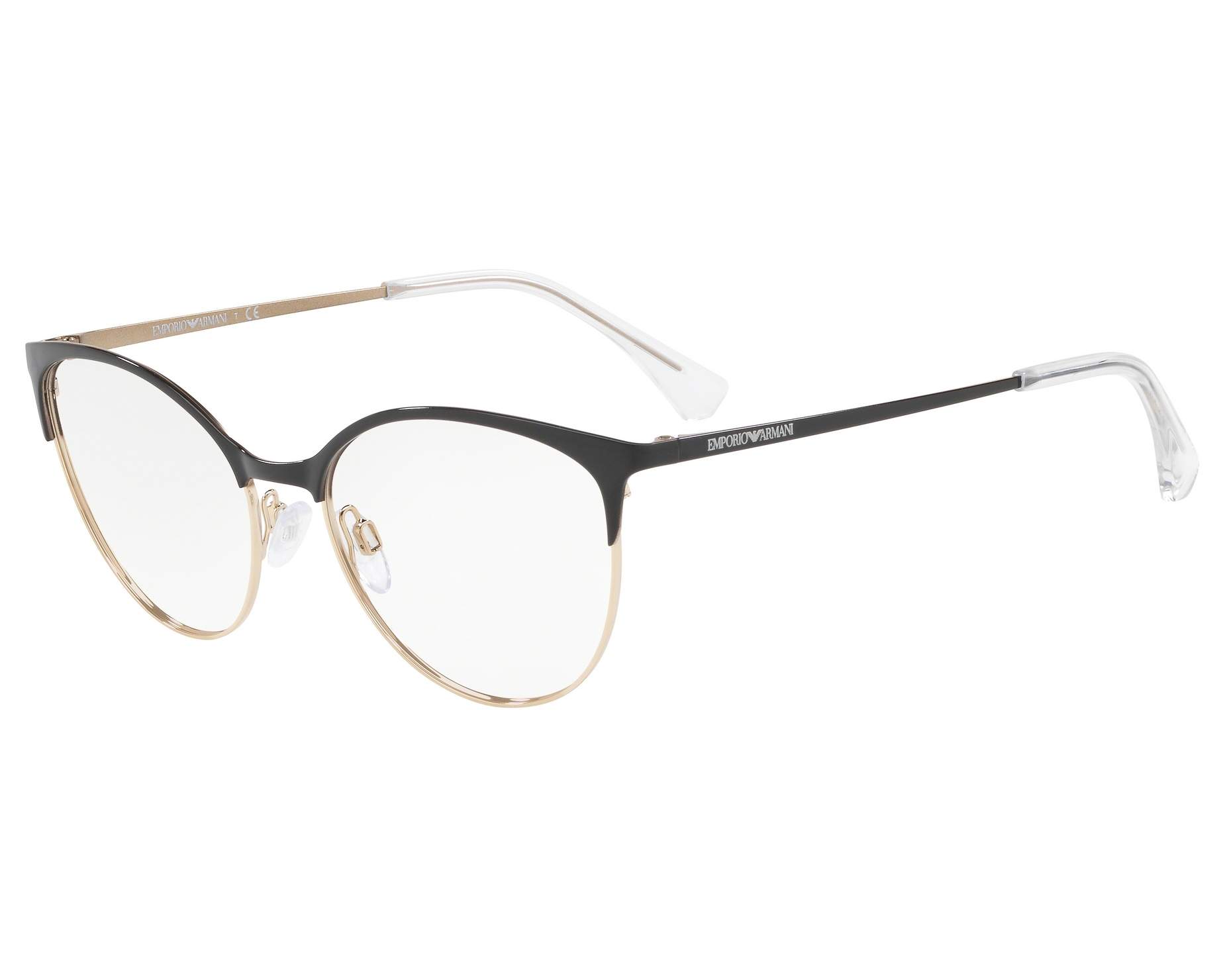 Emporio Armani EA1087 3014 54-17 Black  360 degree view 1