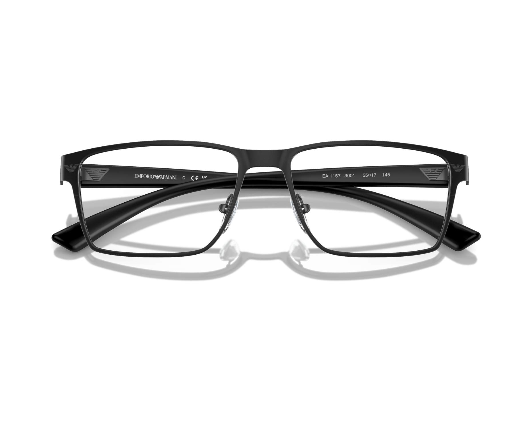 Emporio Armani EA1157 3001 55-17 Black  360 degree view 5