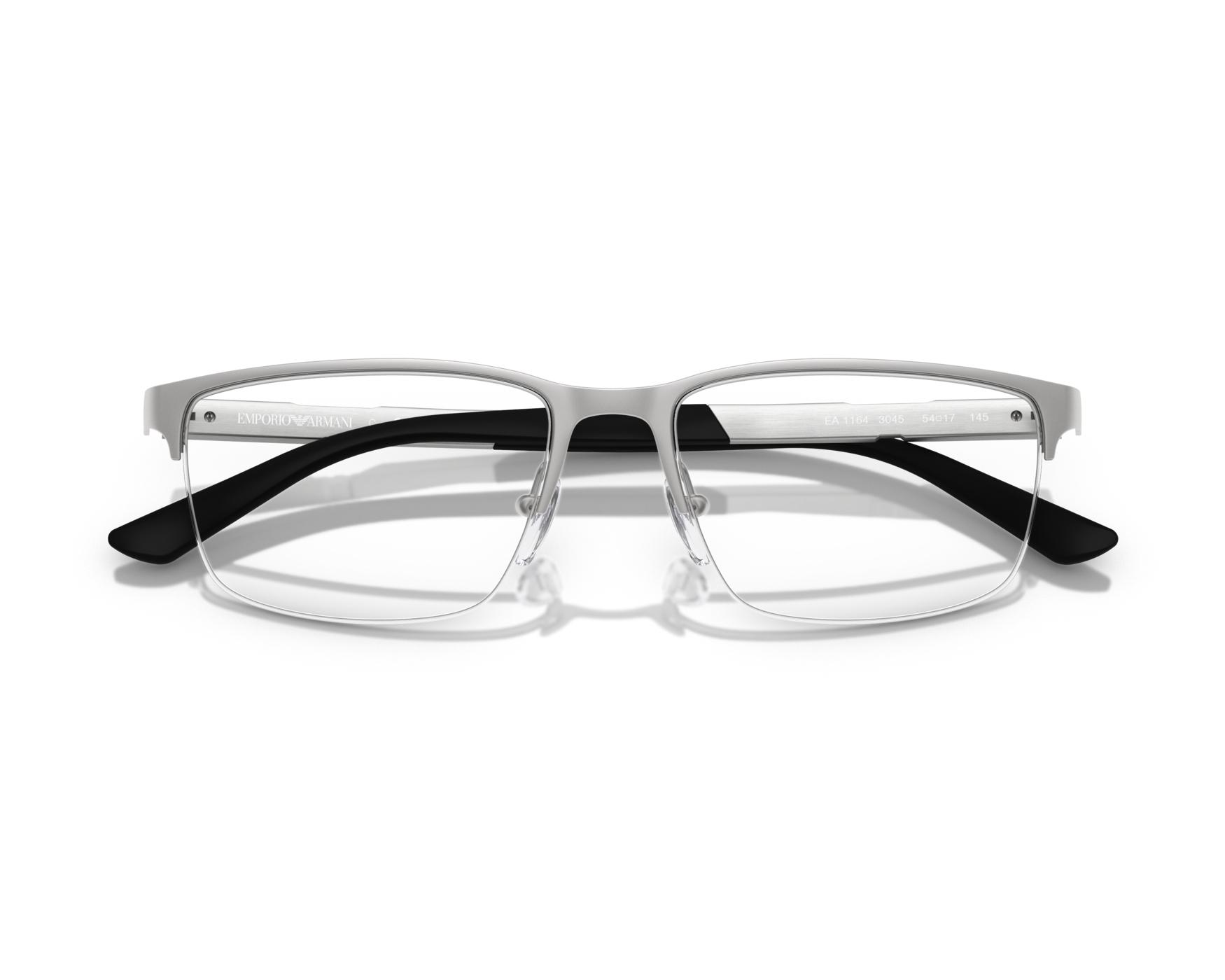 Emporio Armani EA1164 3045 54-17 Silver  360 degree view 6