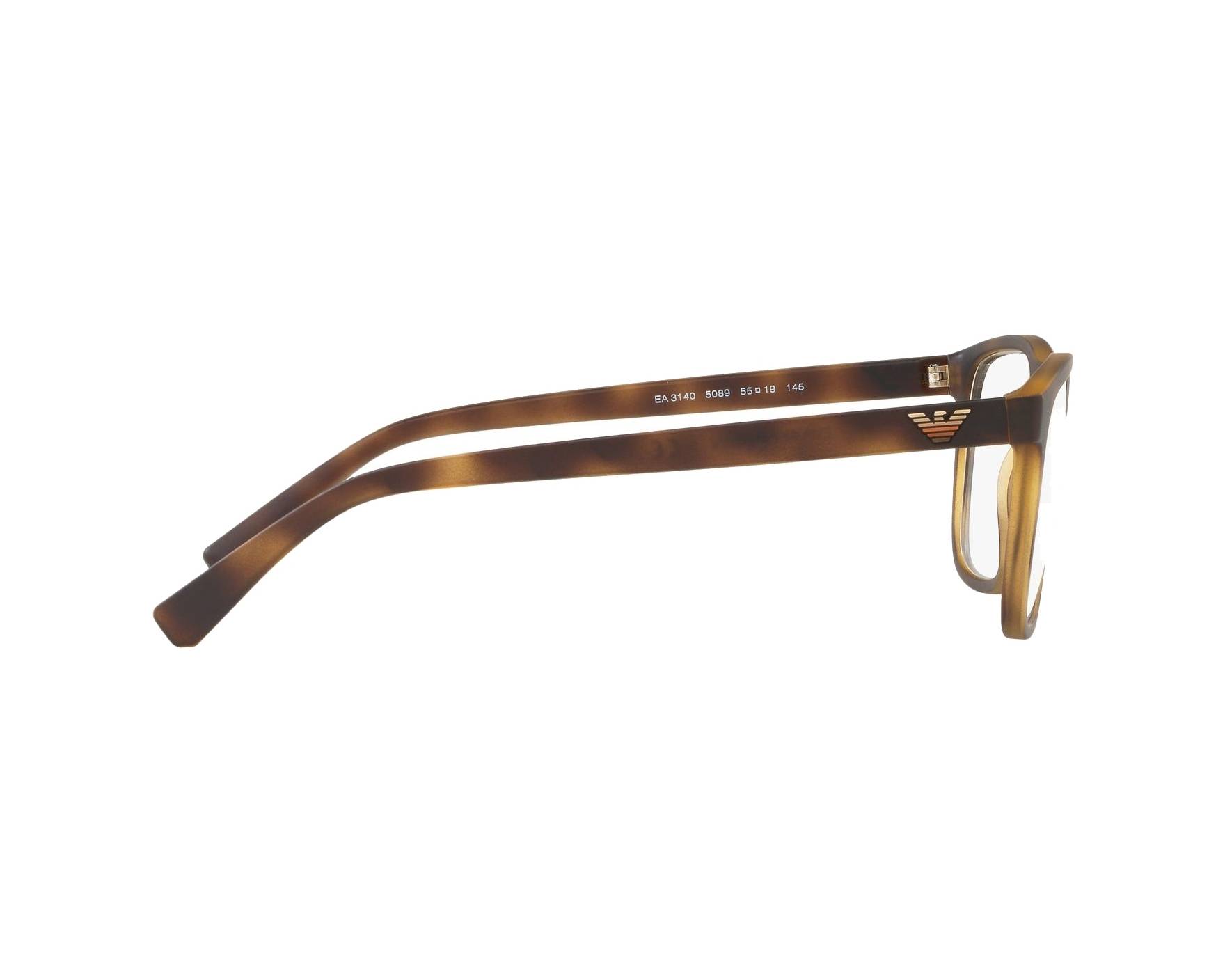 Emporio Armani EA 3140-5042 Black Eyeglasses 55mm | 066024471004 - Emporio  Armani eyeglasses - Black , Black Frame | Fash Direct