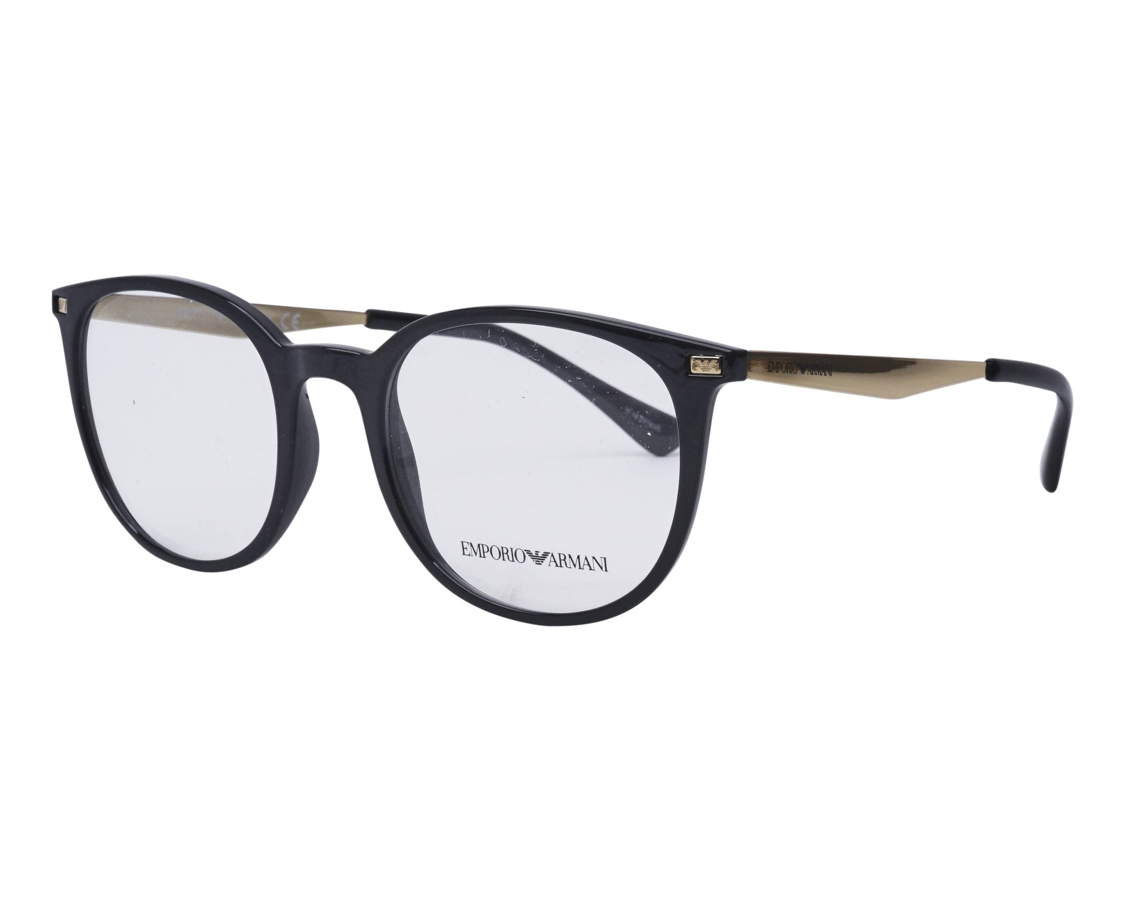 Emporio Armani EA-3168 5001 52-20 Black  profile view