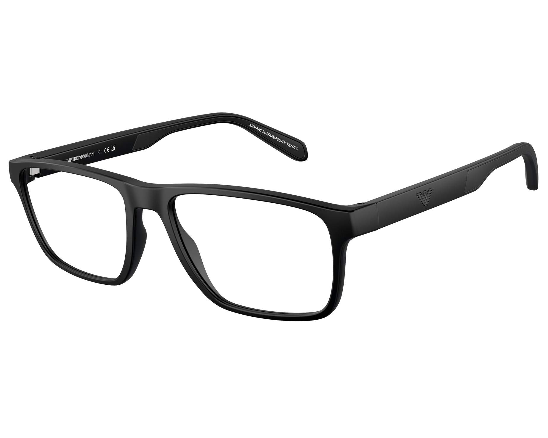 Emporio Armani EA3233 5001 56-17 Black  360 degree view 1