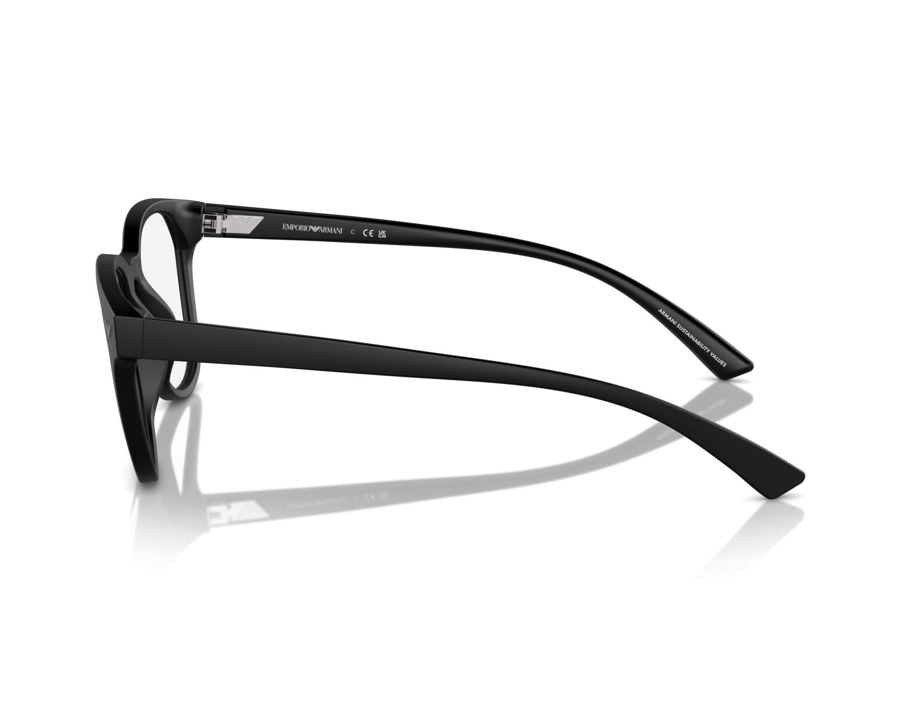 Emporio Armani EA3240U 5001 52-20 Black  360 degree view 7