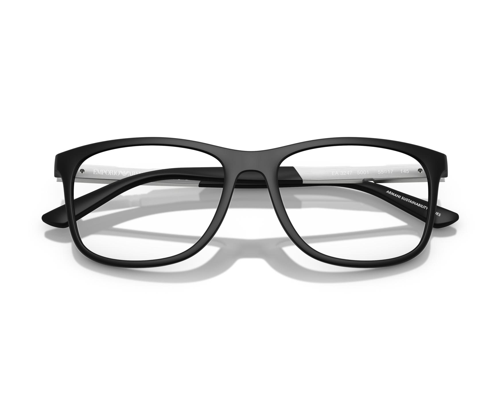 Emporio Armani EA3247 5001 53-17 schwarz  360 degree view 1