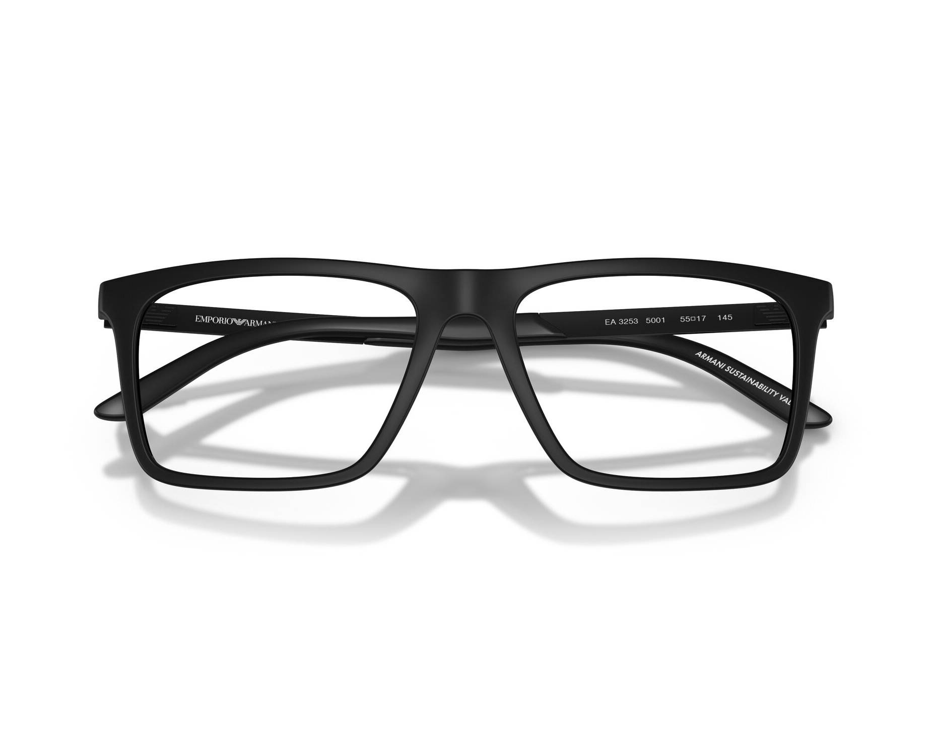 Emporio Armani EA3253 5001 53-17 Black  360 degree view 3